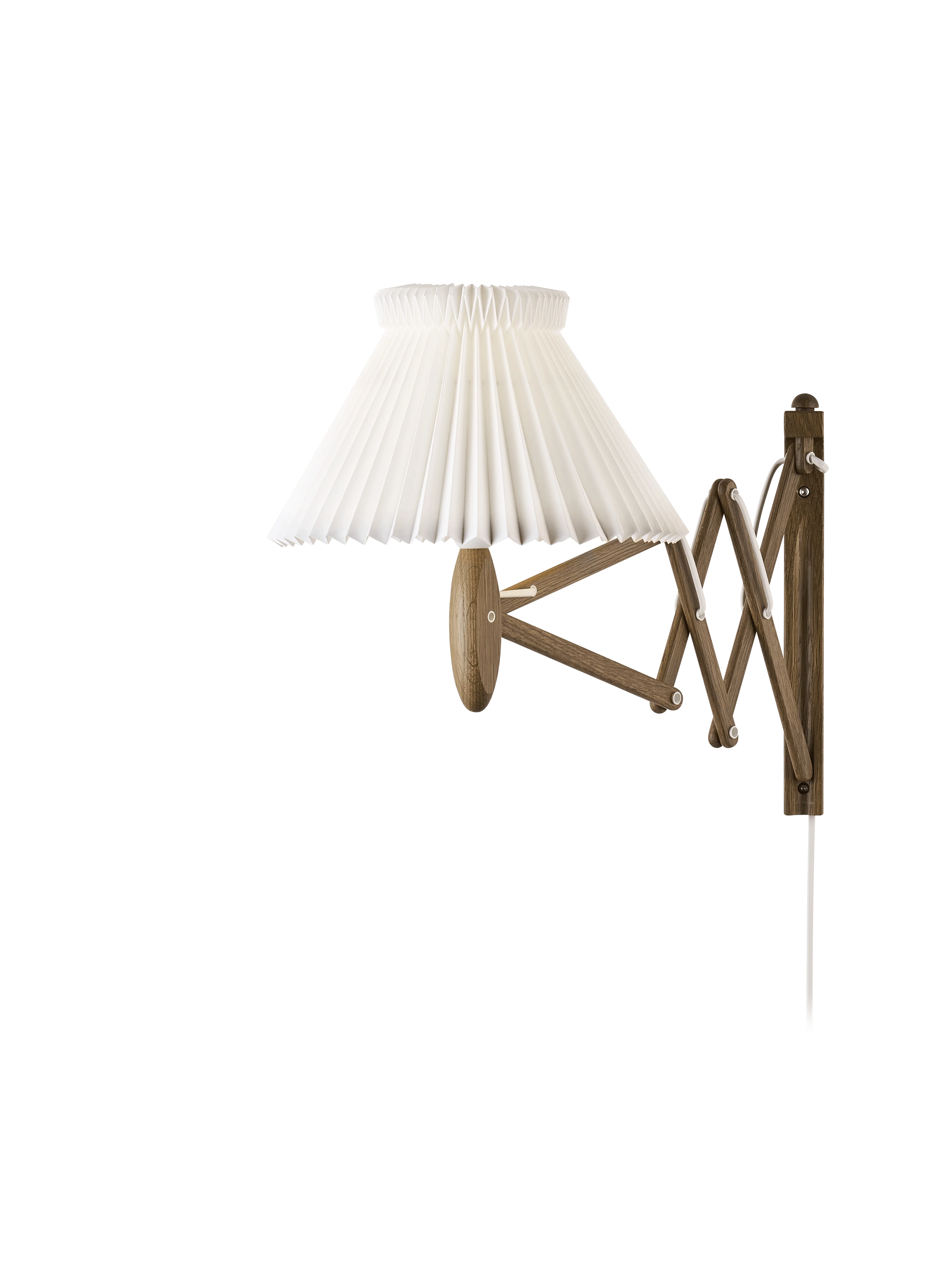 Lampa ścienna MODEL 224 1/17 SAX biały z ciemną dębową podstawą - Image 12