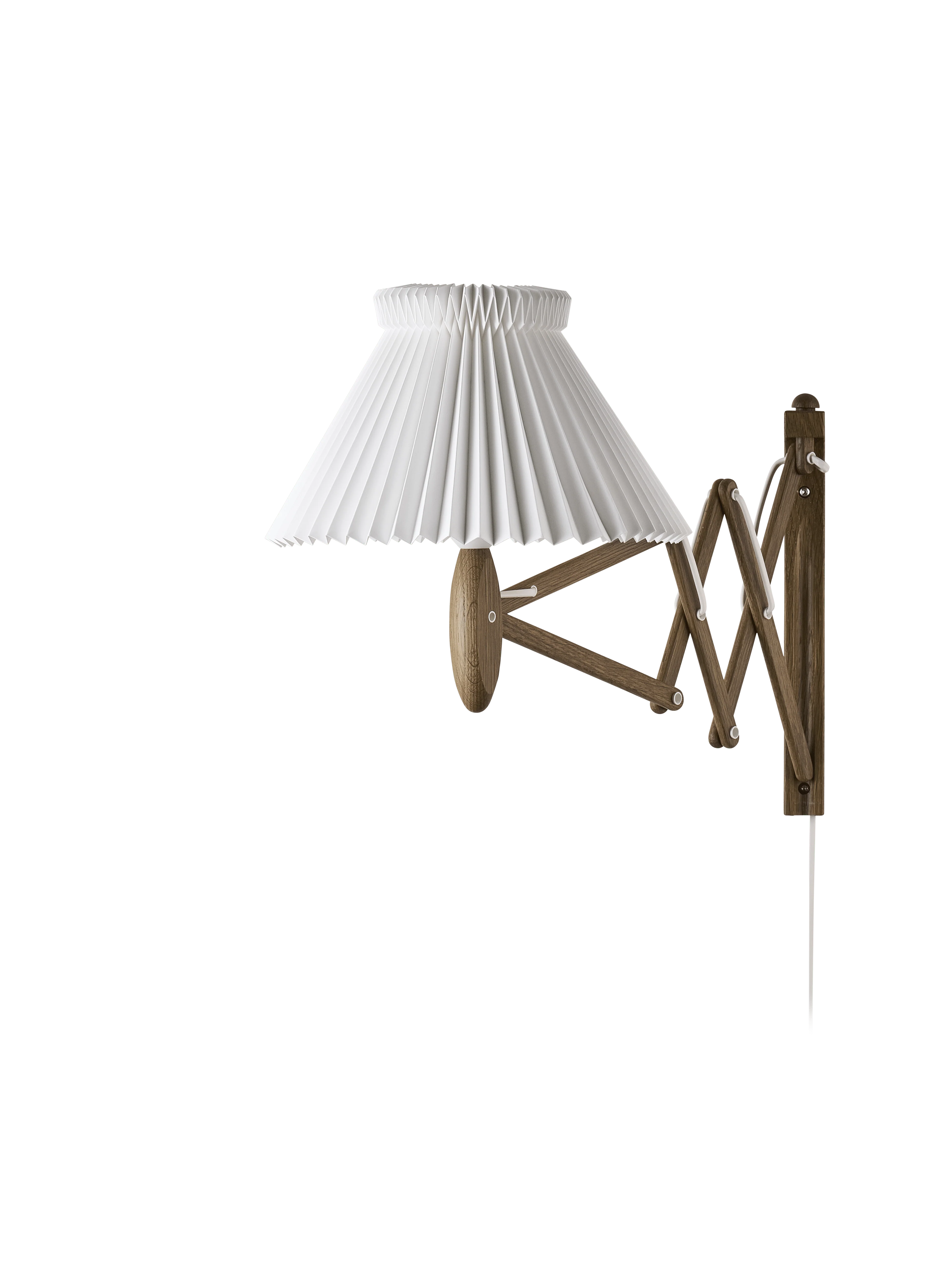 Lampa ścienna MODEL 224 1/17 SAX biały z ciemną dębową podstawą - Image 13