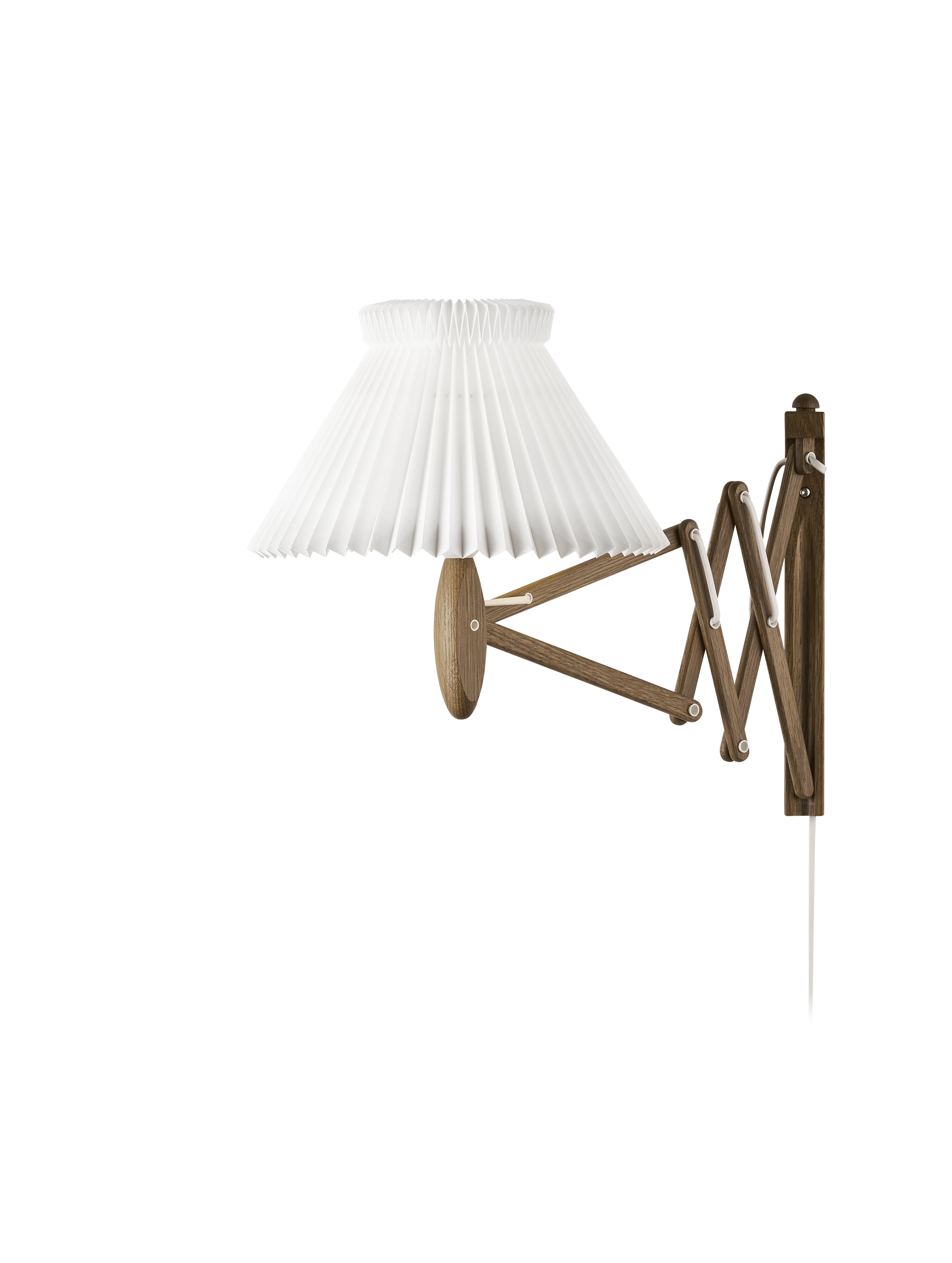 Lampa ścienna MODEL 224 1/17 SAX biały z ciemną dębową podstawą - Image 6
