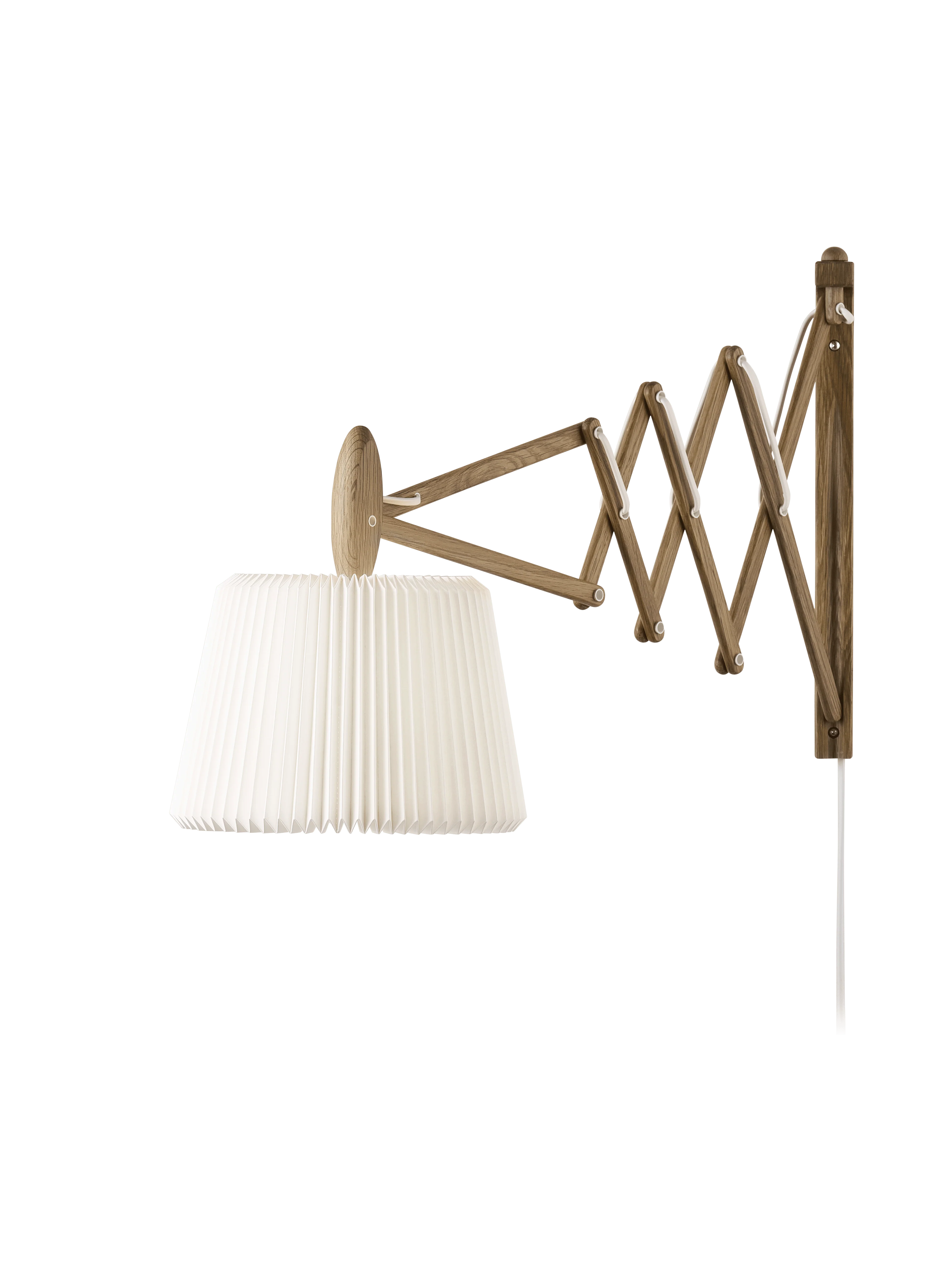 Lampa ścienna MODEL 233 120 SAX biały z ciemną dębową podstawą - Image 12