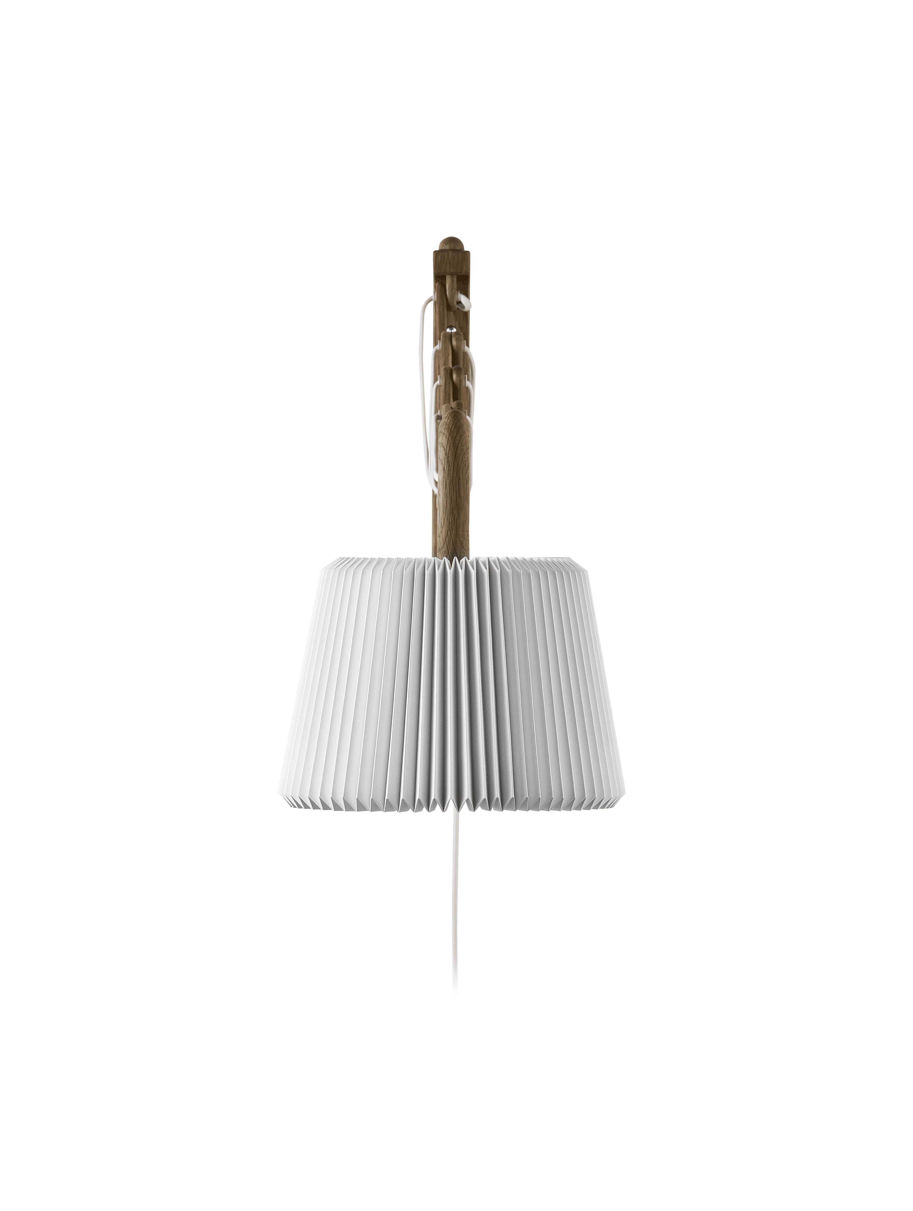 Lampa ścienna MODEL 233 120 SAX biały z ciemną dębową podstawą - Image 13