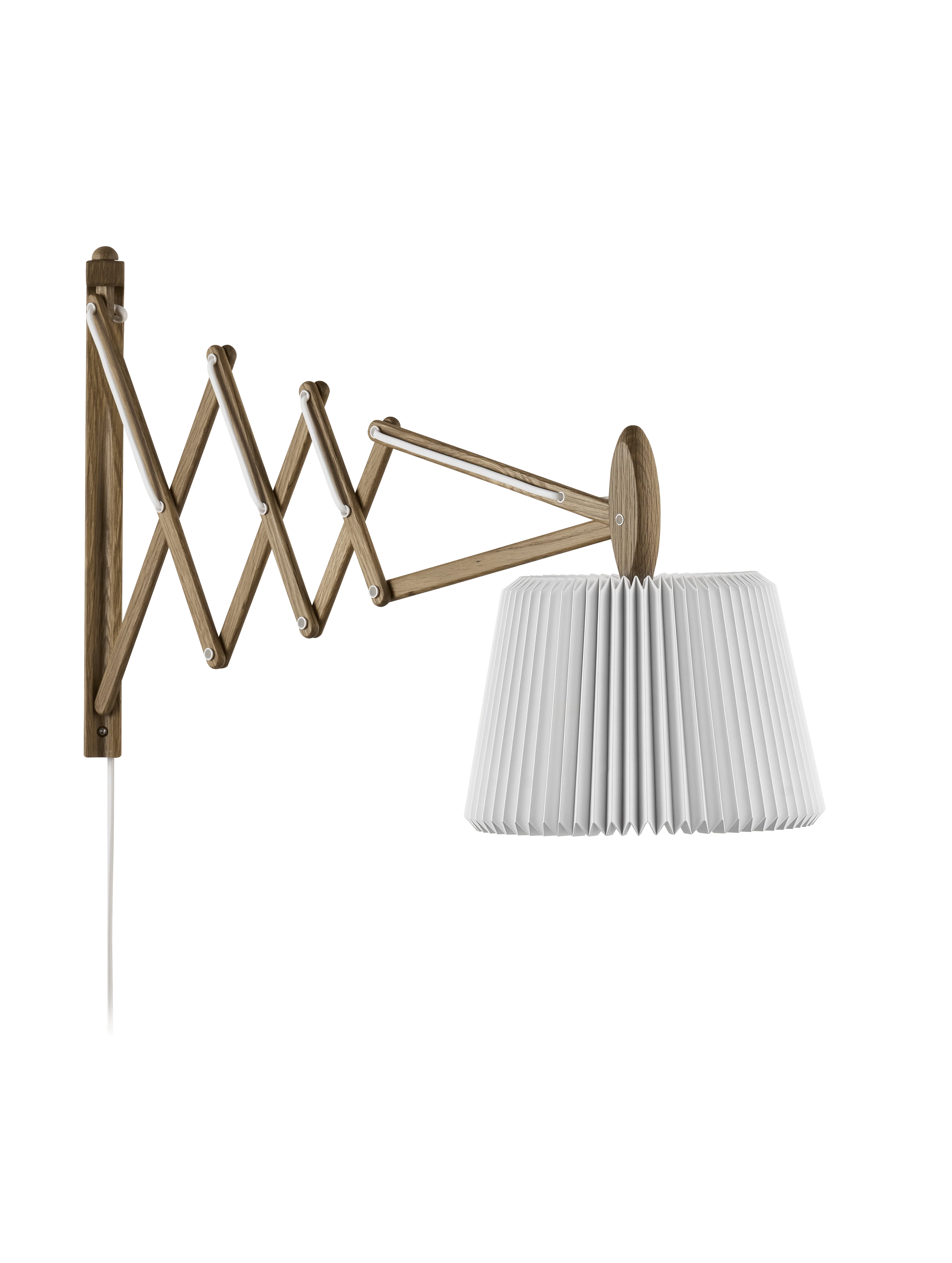 Lampa ścienna MODEL 233 120 SAX biały z ciemną dębową podstawą - Image 15