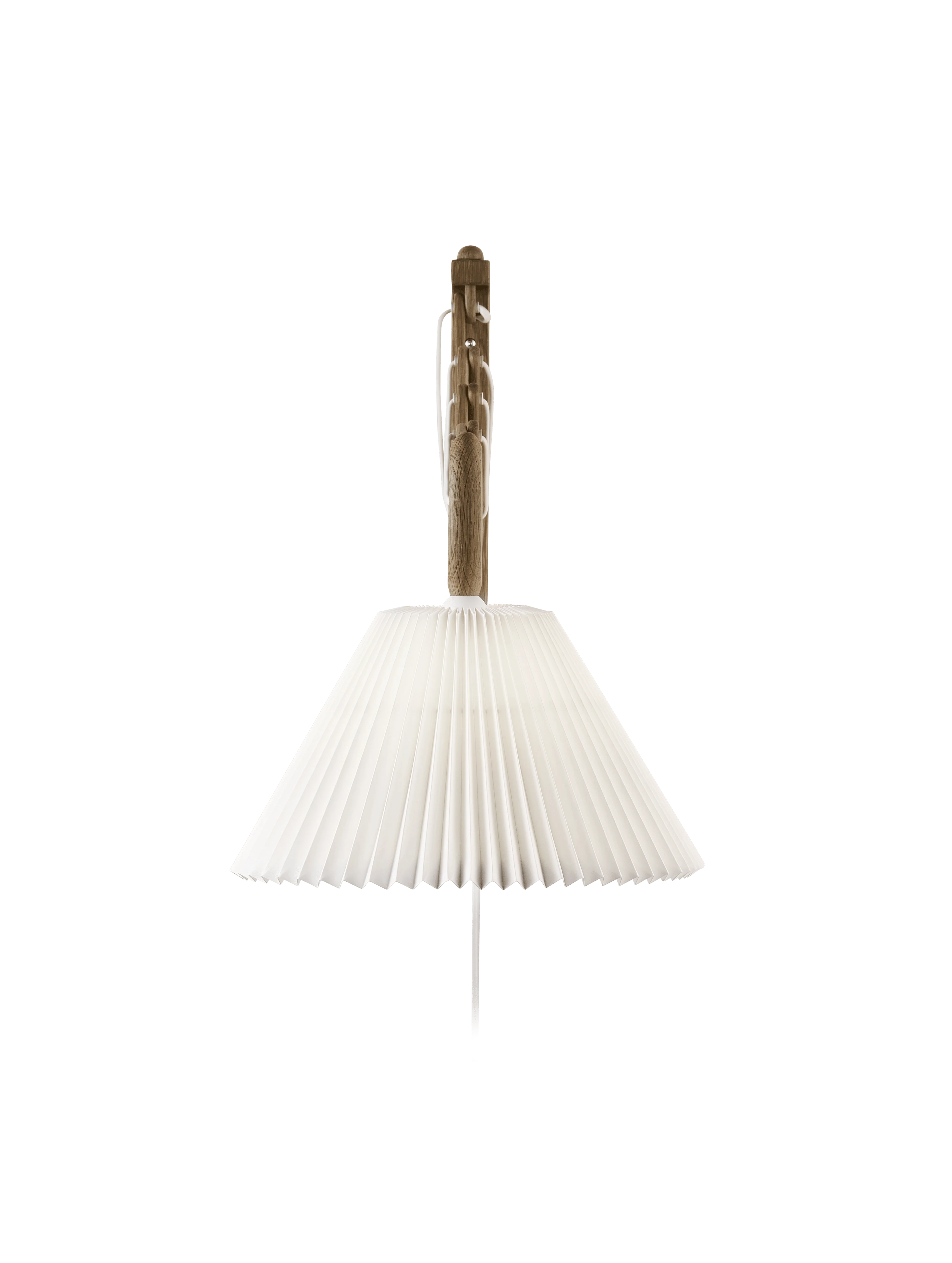 Lampa ścienna MODEL 233 2/21 SAX biały z ciemną dębową podstawą - Image 10