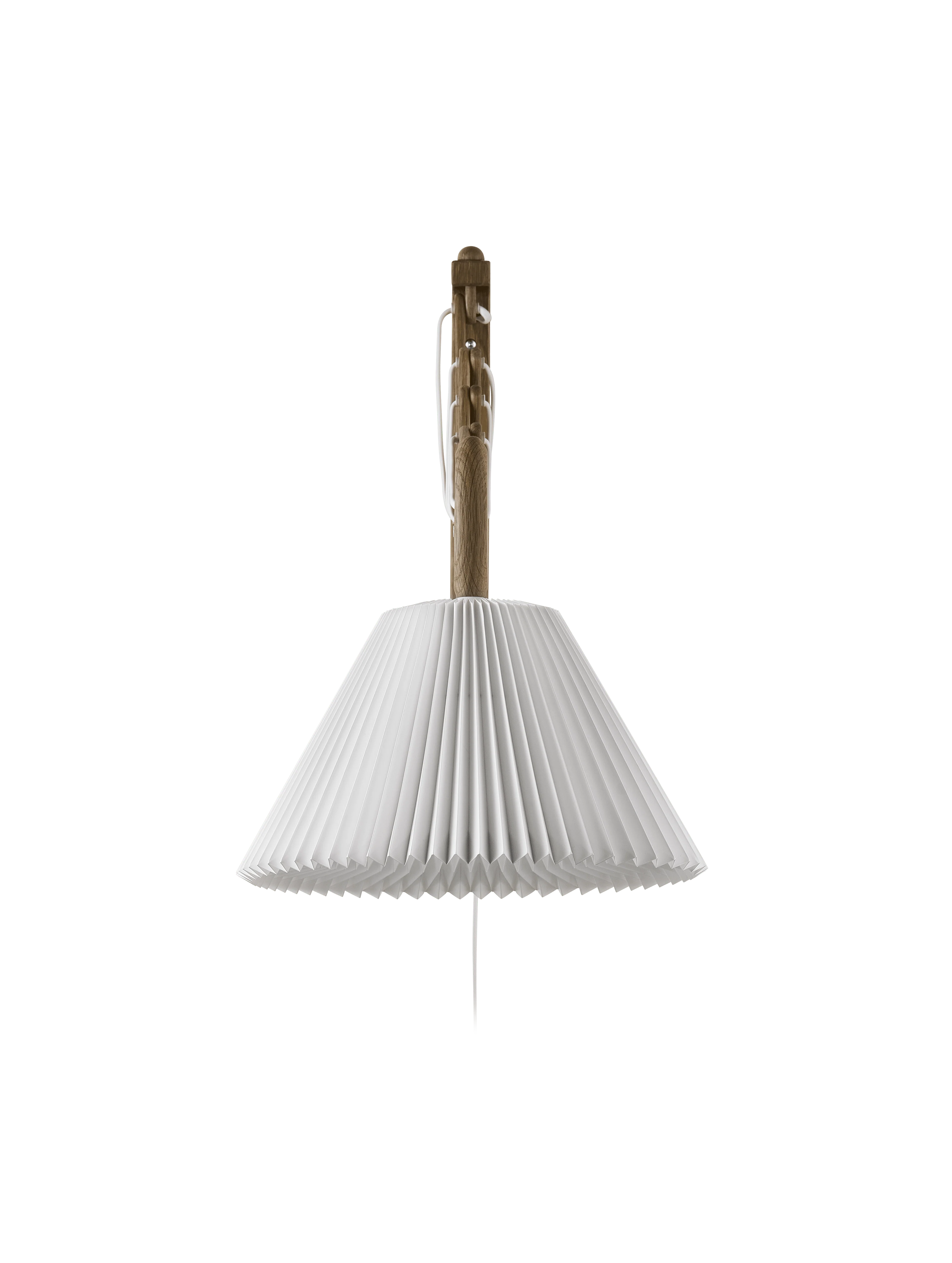 Lampa ścienna MODEL 233 2/21 SAX biały z ciemną dębową podstawą - Image 5