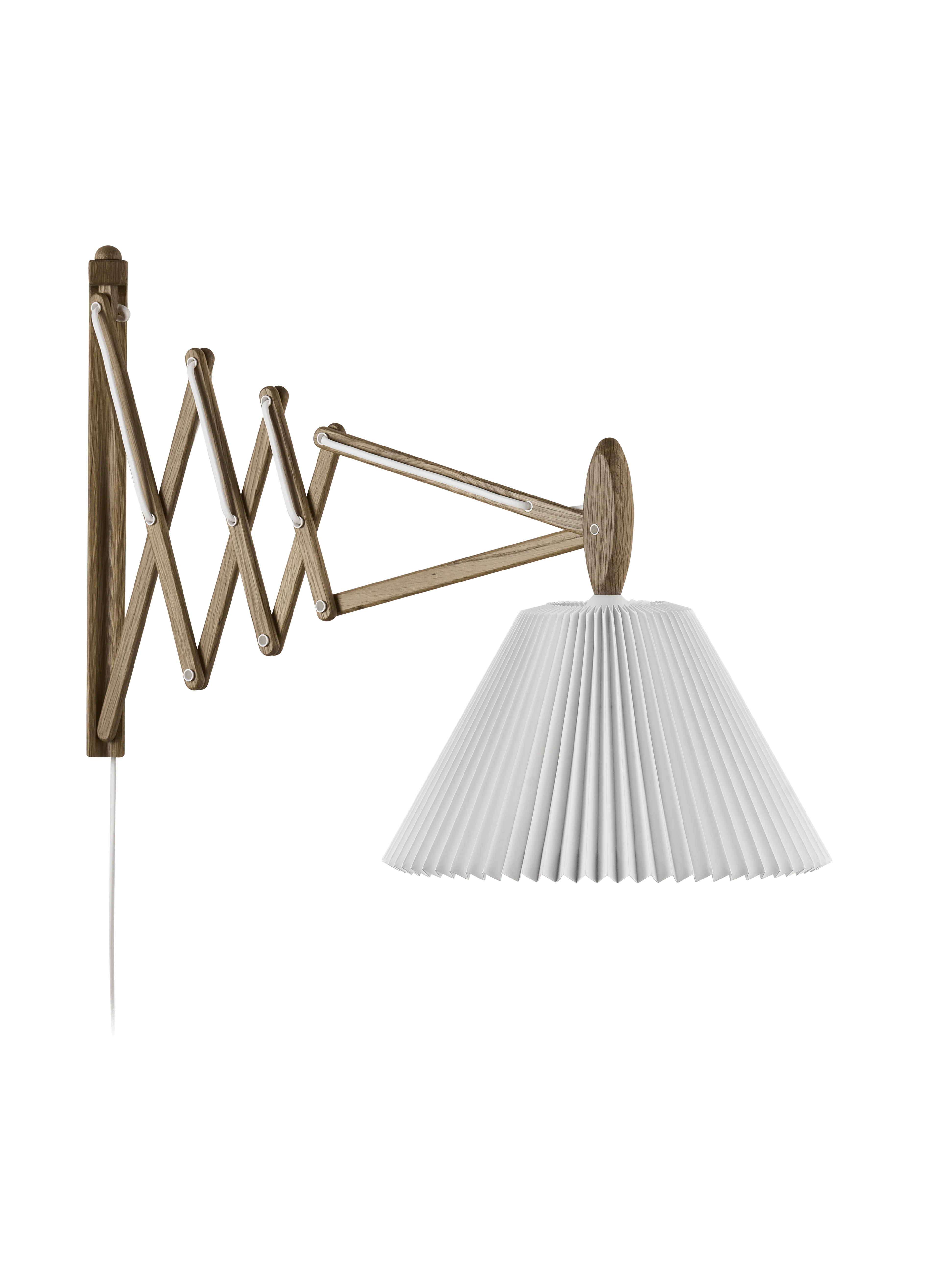 Lampa ścienna MODEL 233 2/21 SAX biały z ciemną dębową podstawą - Image 7
