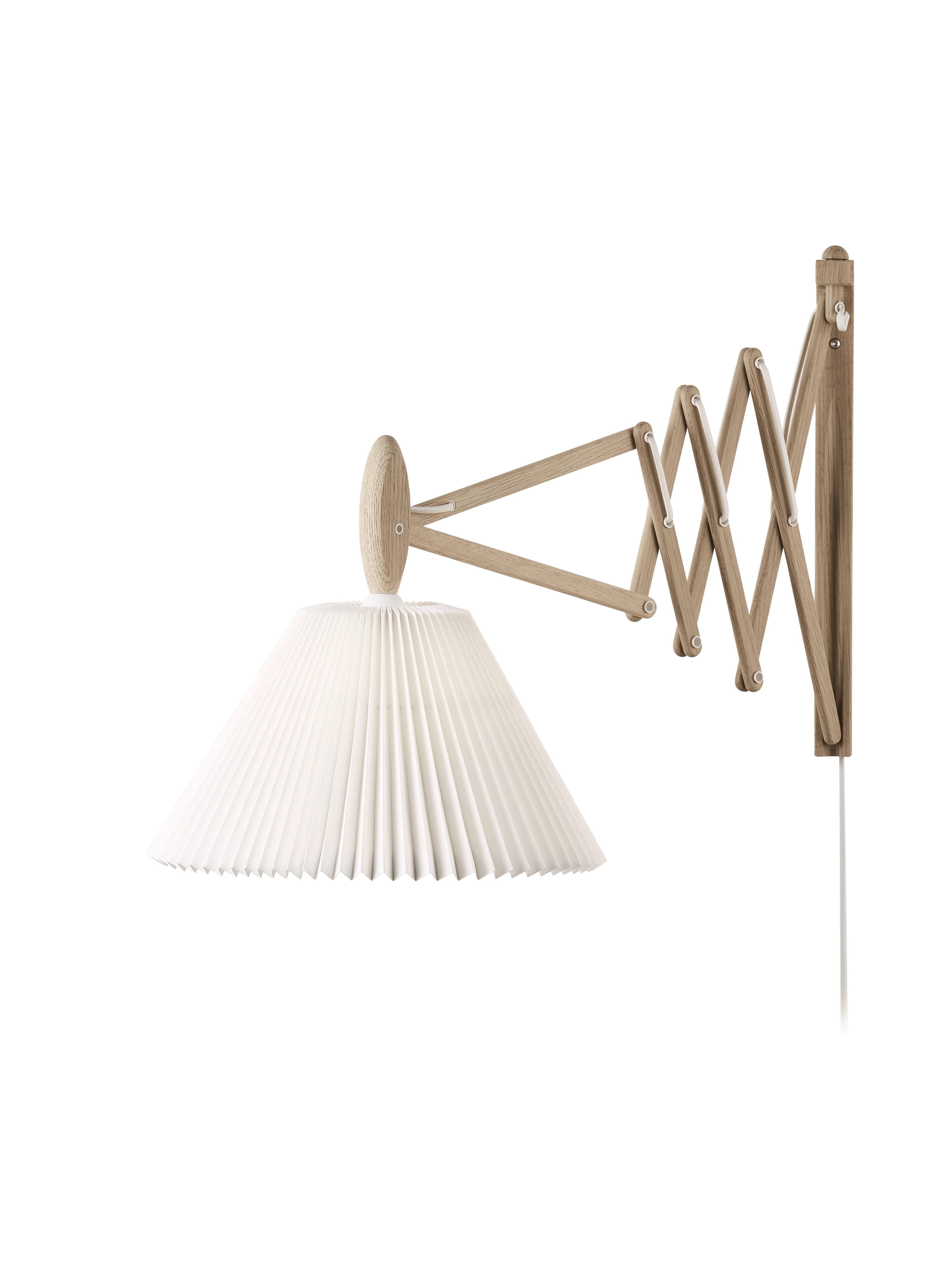 Lampa ścienna MODEL 233 2/21 SAX biały z jasną dębową podstawą - Image 8