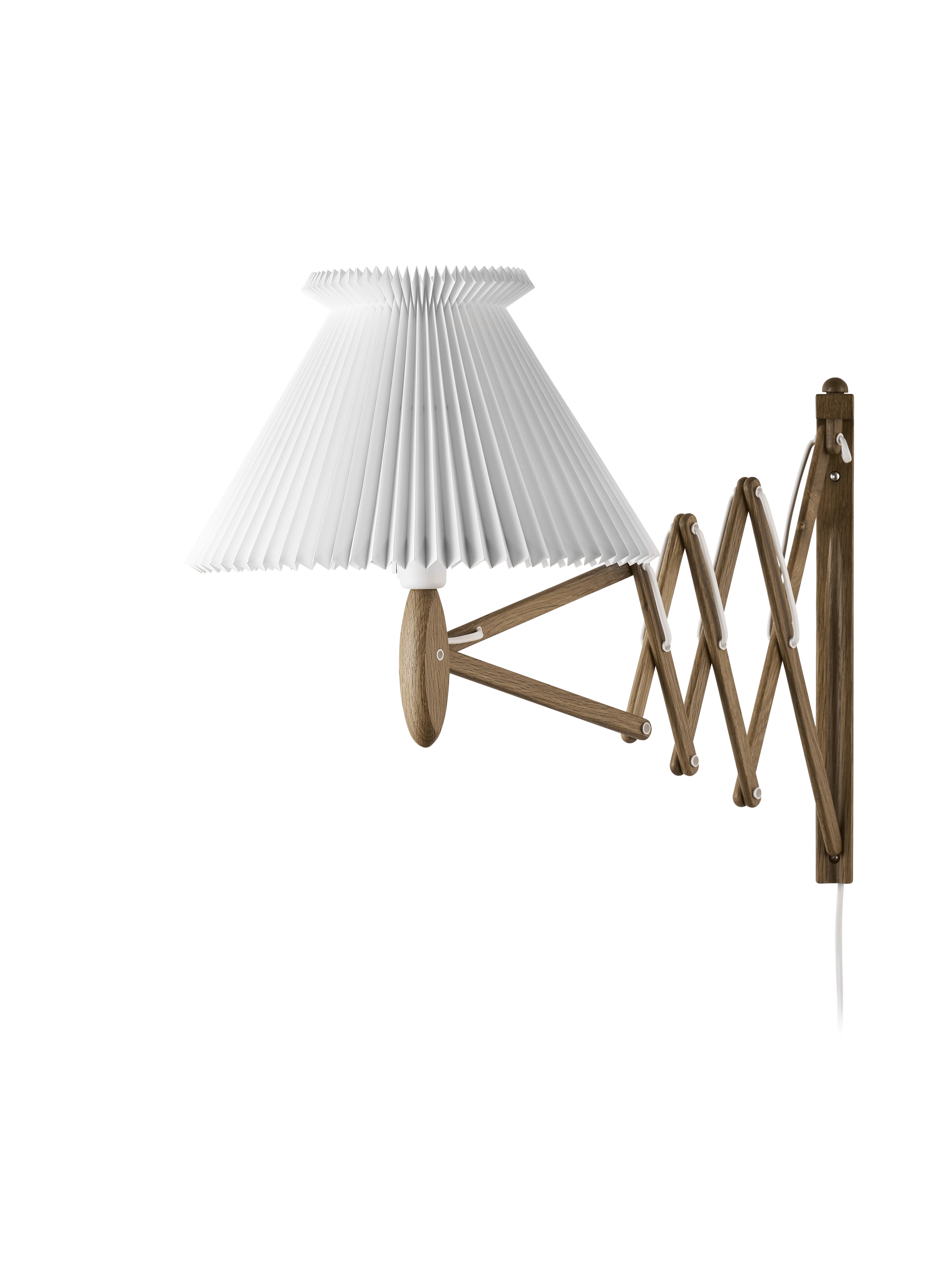 Lampa ścienna MODEL 234 6/21 SAX biały z ciemną dębową podstawą - Image 6
