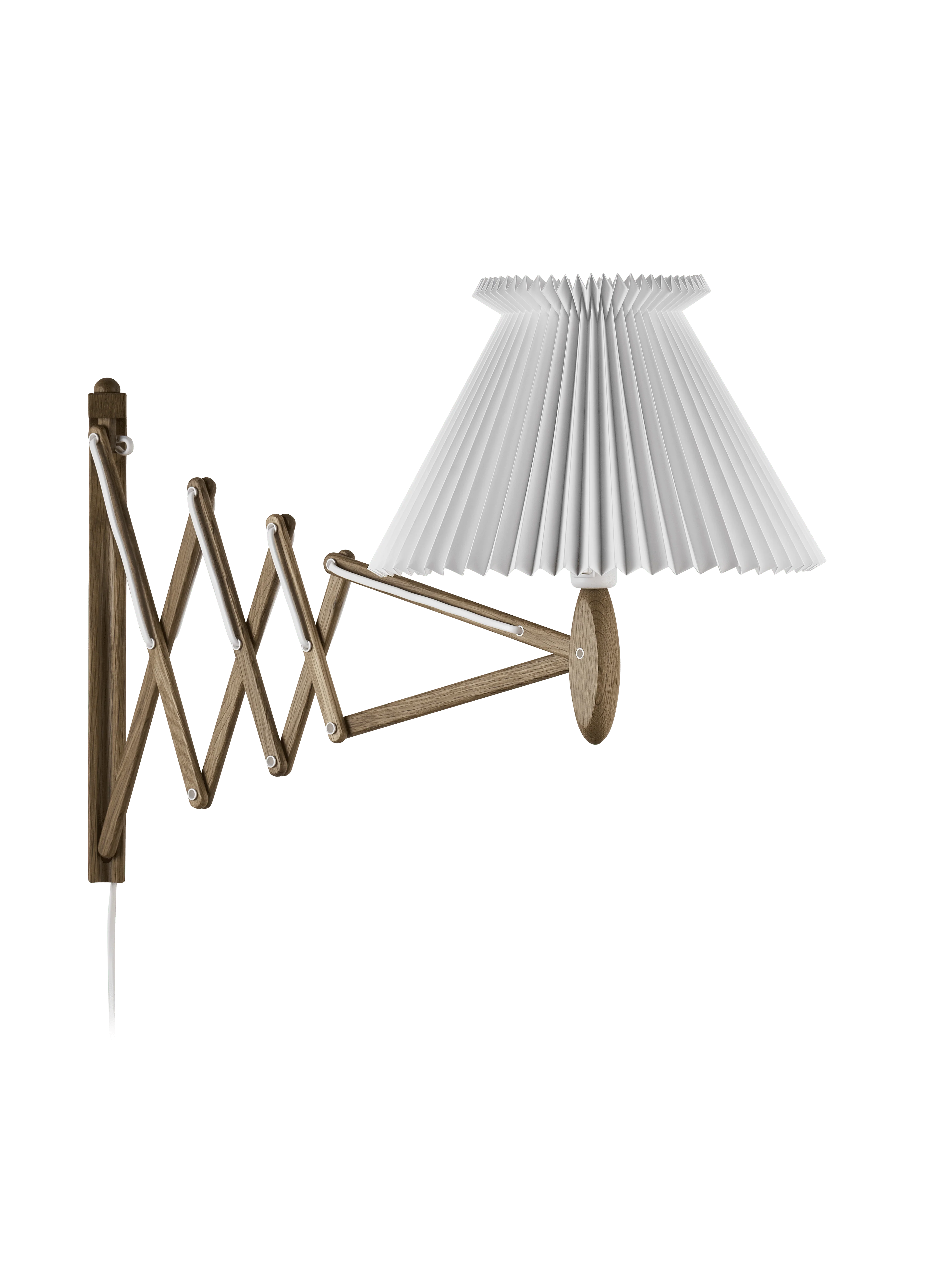 Lampa ścienna MODEL 234 6/21 SAX biały z ciemną dębową podstawą - Image 8