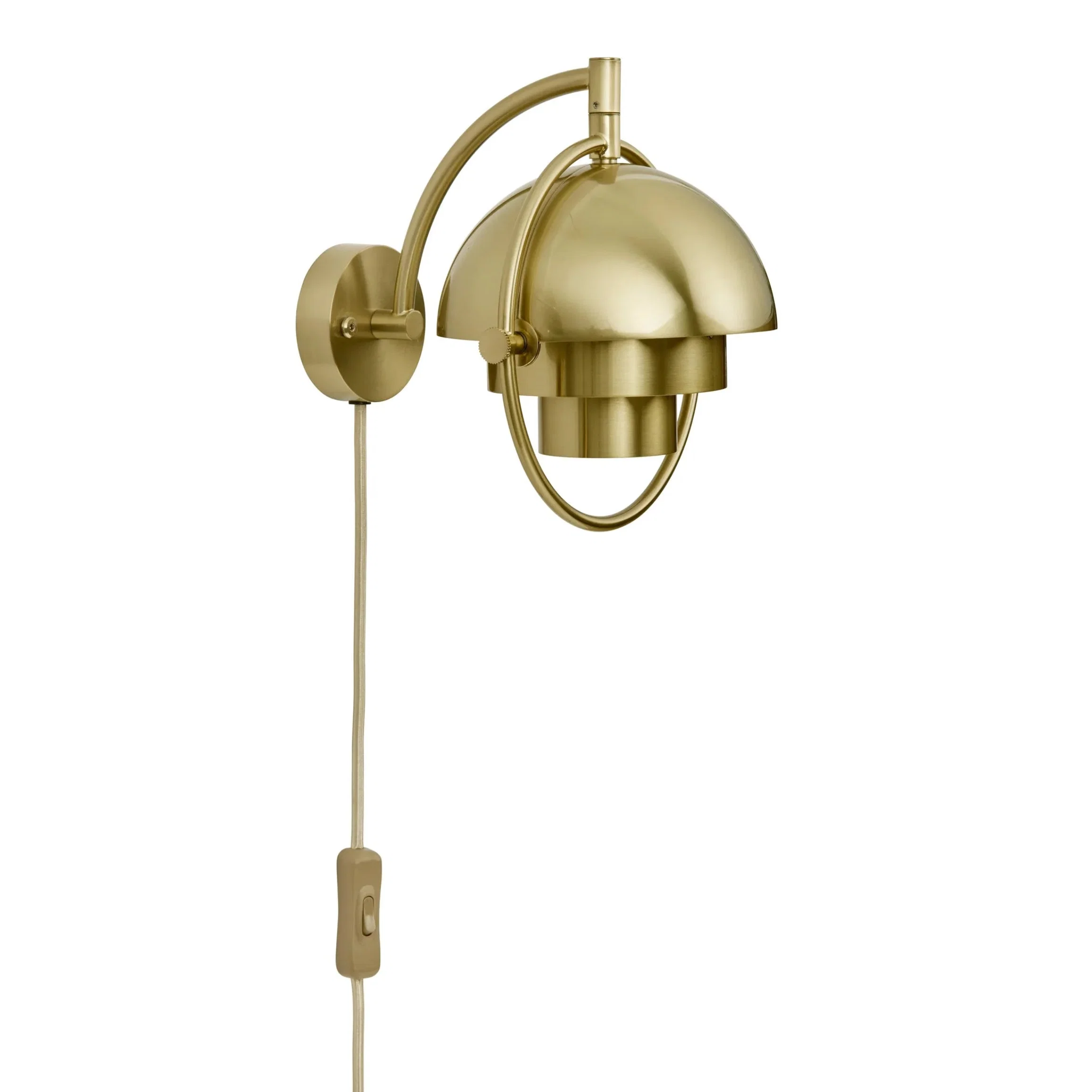 Lampa ścienna MULTI-LITE mosiężny
