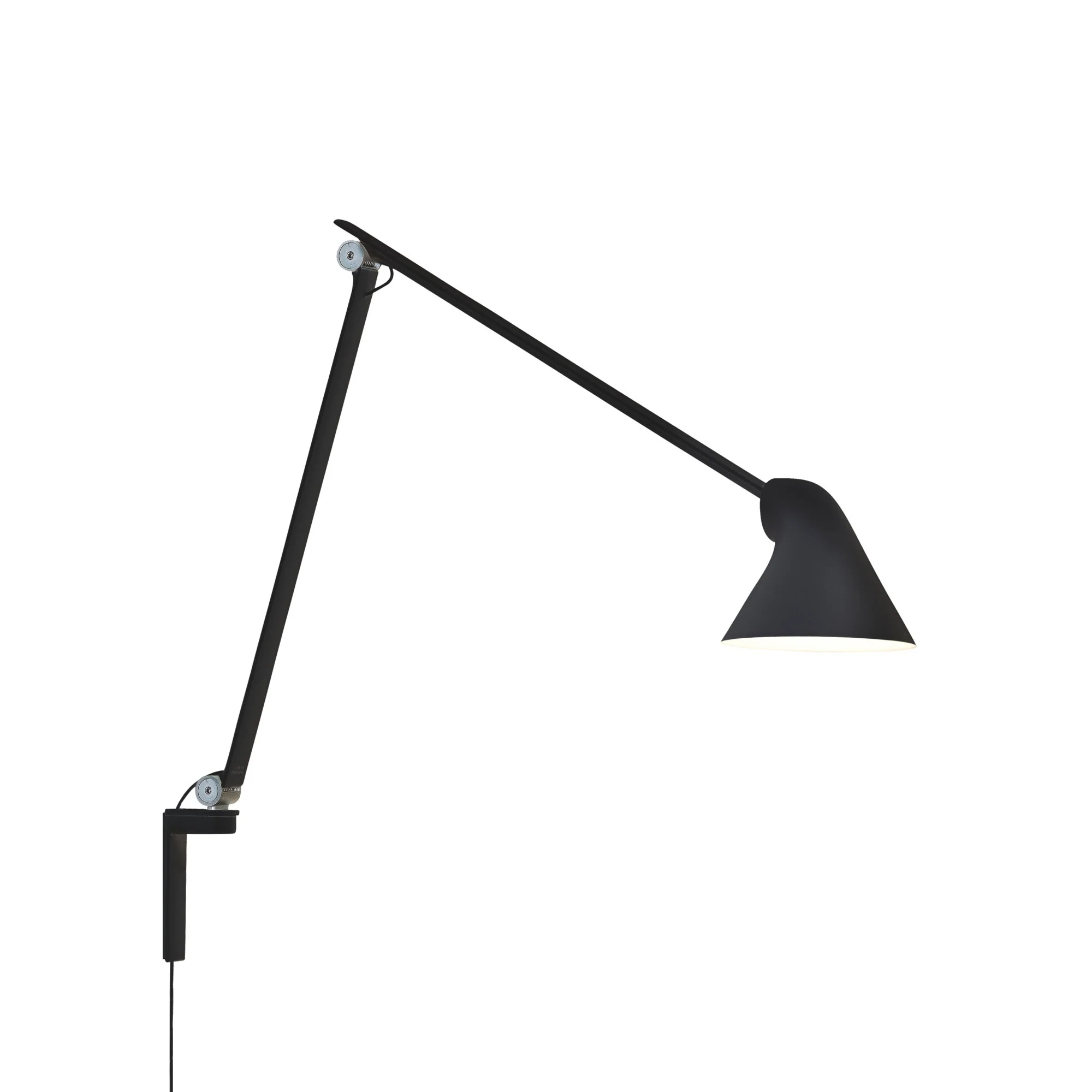 Lampa ścienna na wysięgniku regulowana NJP czarny - Image 3