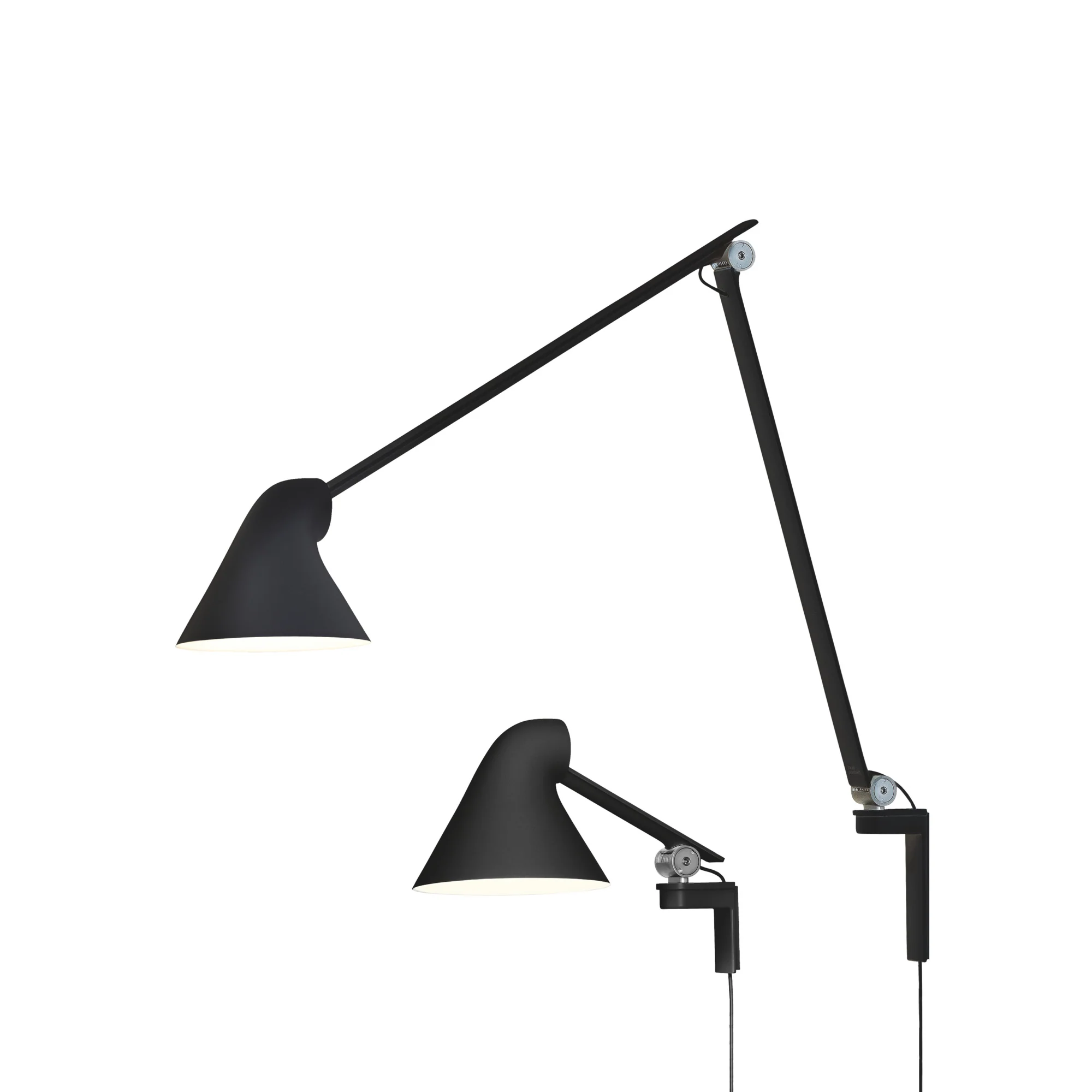 Lampa ścienna na wysięgniku regulowana NJP czarny - Image 4