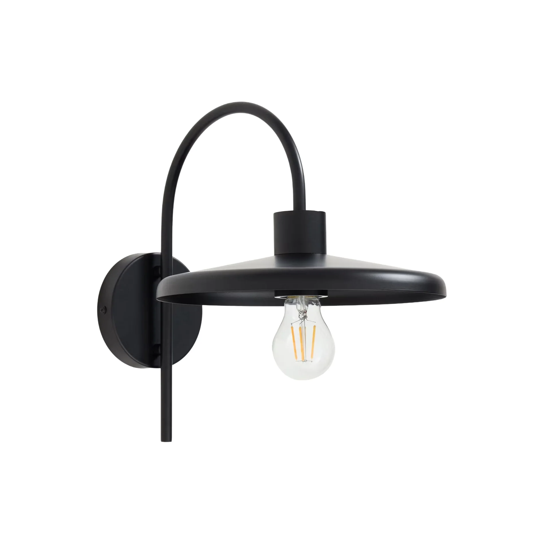 Lampa ścienna NUVIRA czarny