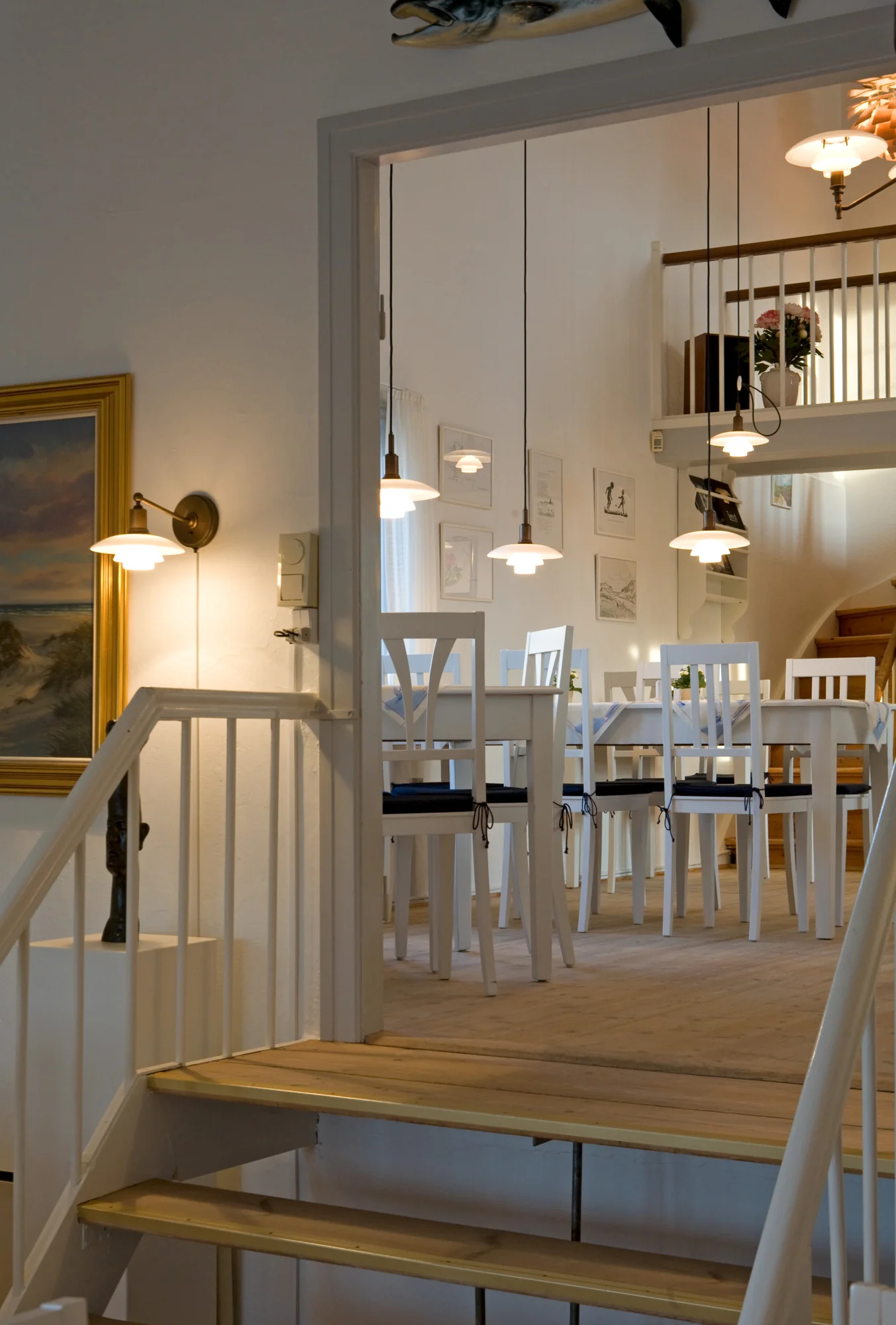 Lampa ścienna PH 2/1 biały z chromowaną podstawą - Image 7