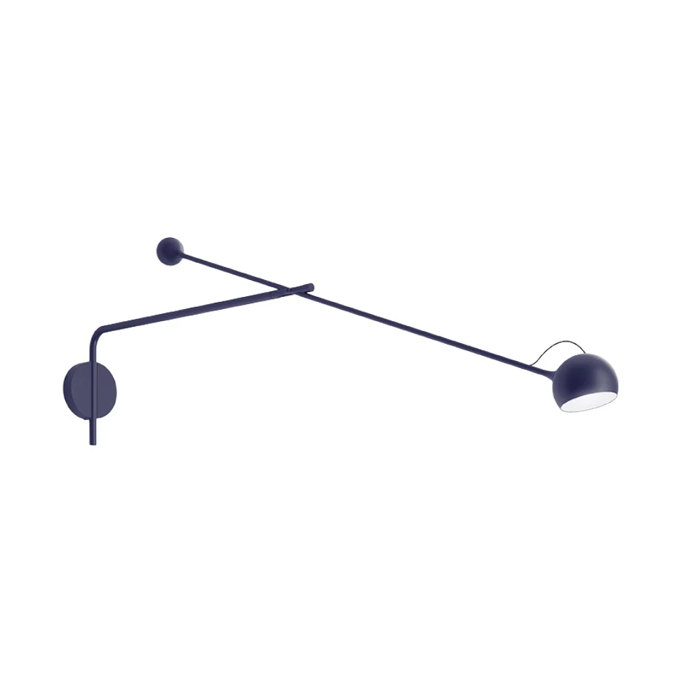 Lampa ścienna z wysięgnikiem regulowana IXA L ciemnoniebieski