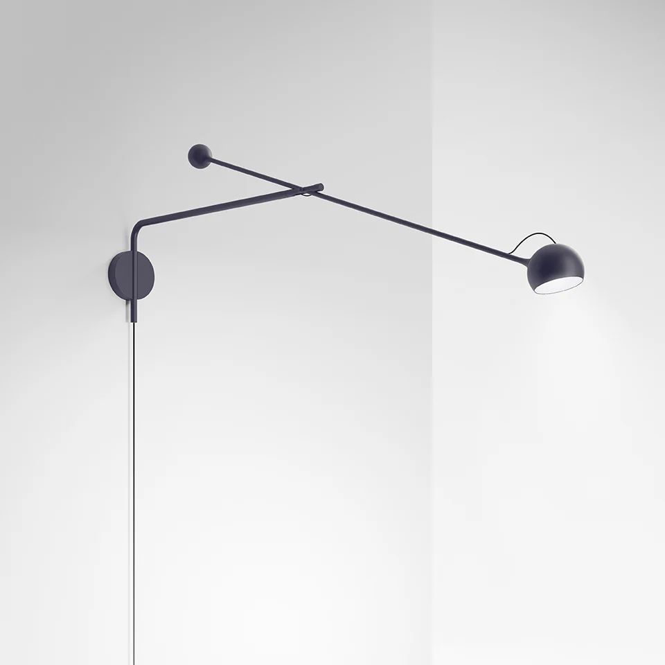 Lampa ścienna z wysięgnikiem regulowana IXA L ciemnoniebieski - Image 3