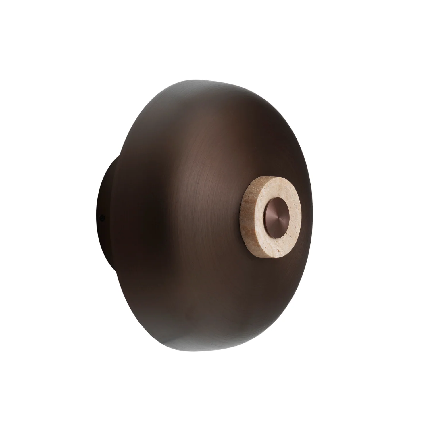 Lampa ścienna REVERSE brązowe aluminium