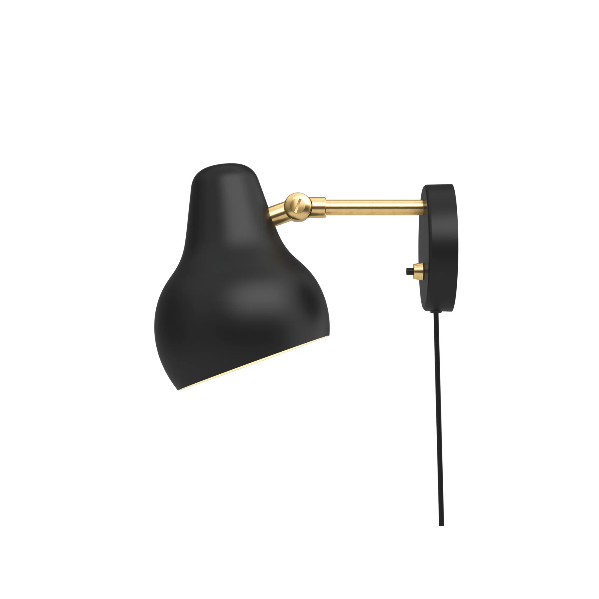 Lampa ścienna VL 38 czarny ze złotym wykończeniem - Image 3