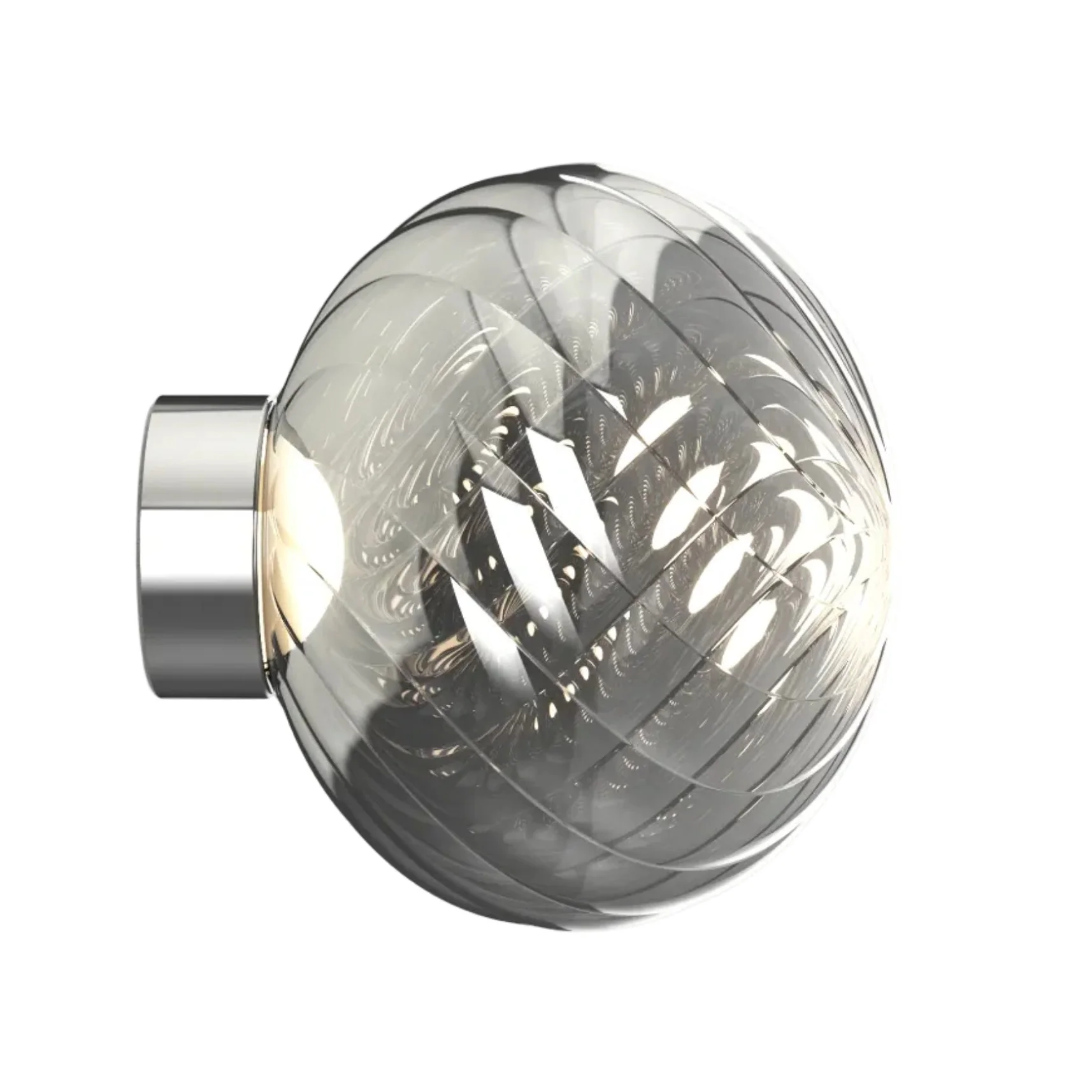 Lampa ścienna WHIRL srebrny