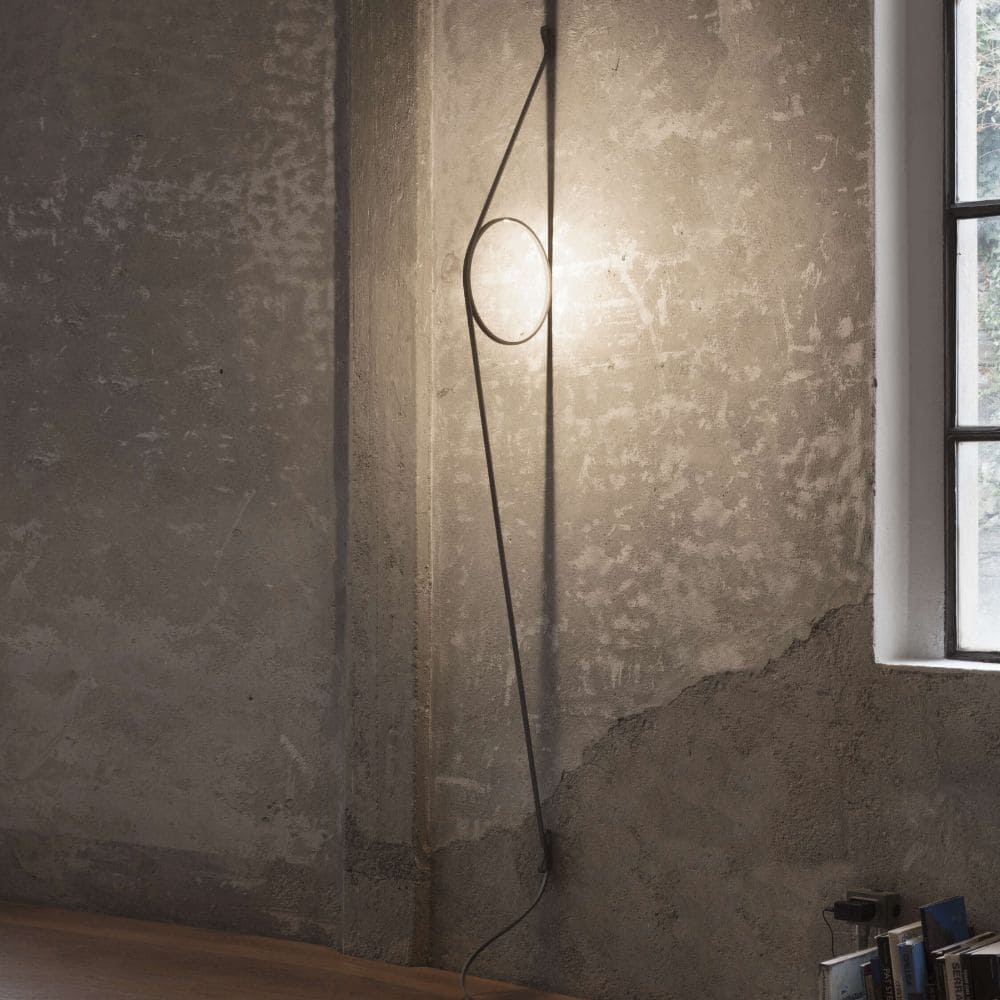 Lampa ścienna WIRERING szary z białym - Image 5