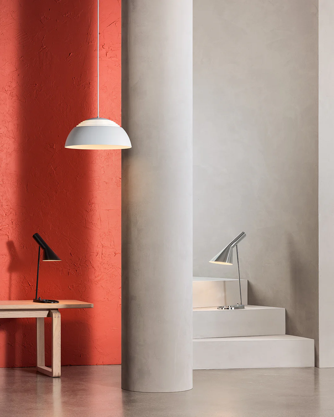 Lampa stołowa AJ polerowana stal nierdzewna - Image 3