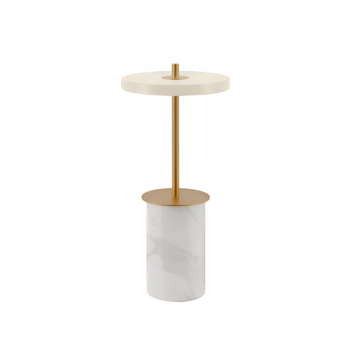 Lampa stołowa ASTERIA MOVE MINI biały marmur ze złotą wstawką - Image 5