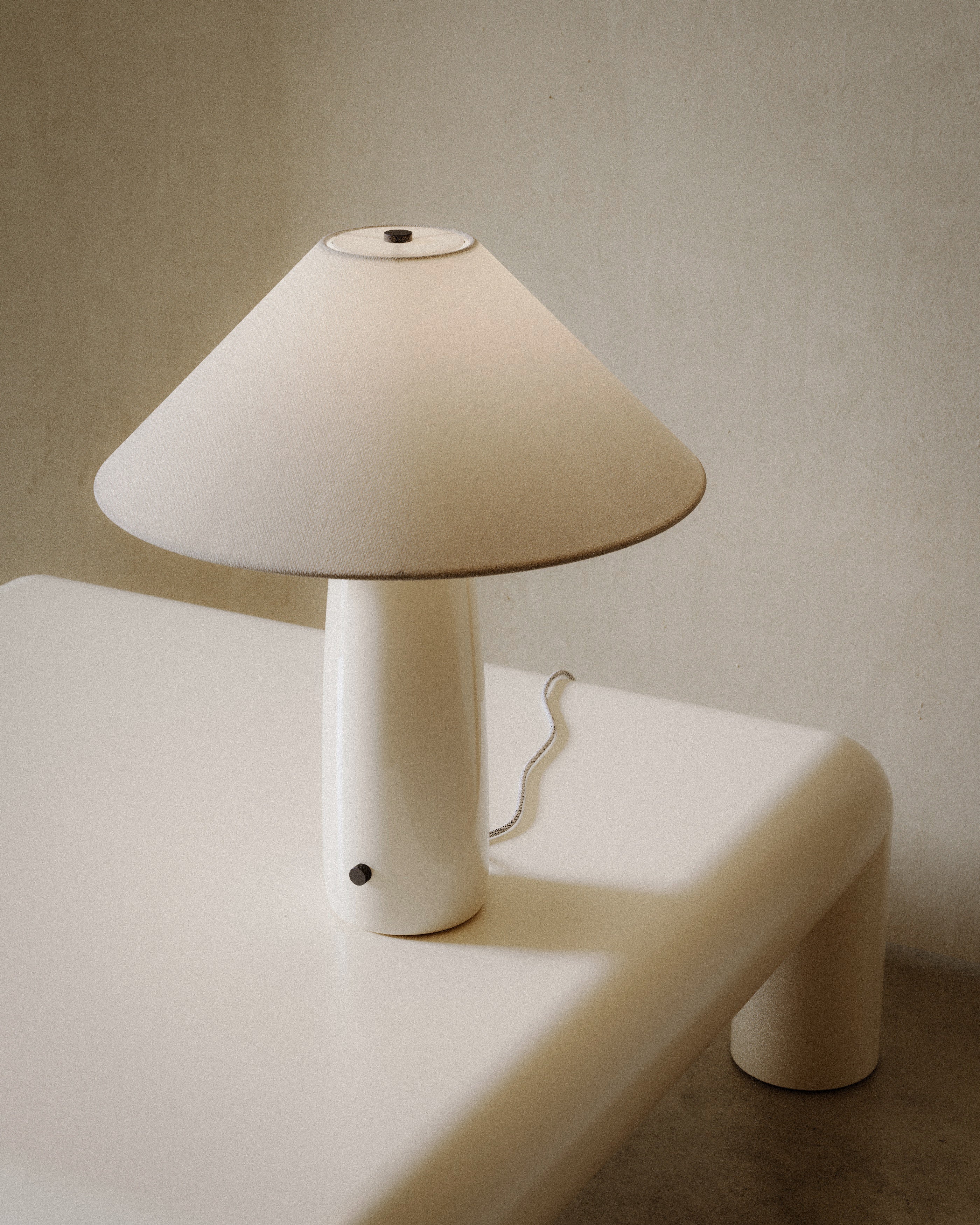 Lampa stołowa BATON beżowy - Image 2