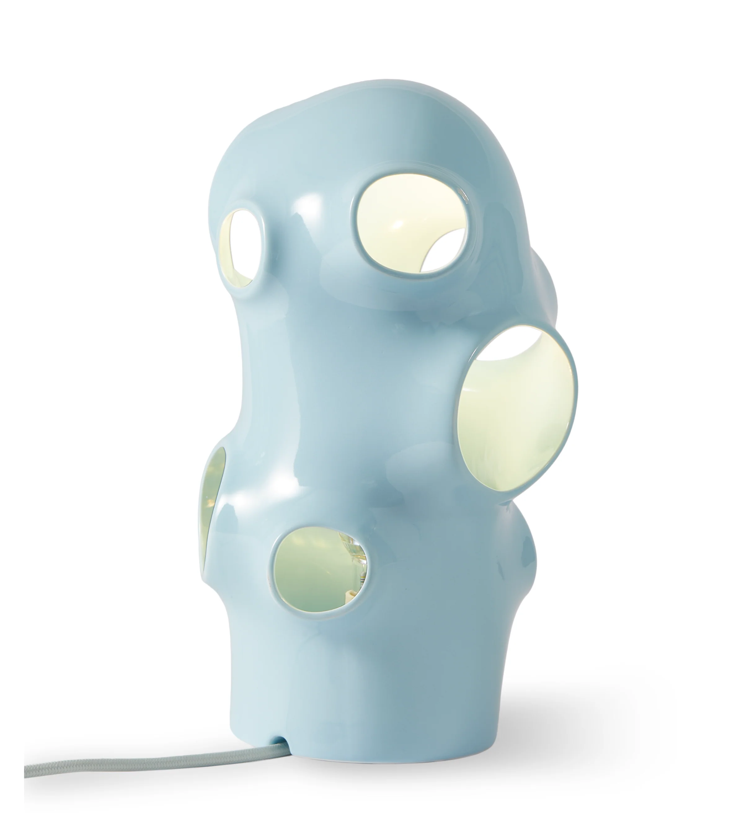Lampa stołowa BULLE jasnoniebieski - Image 3