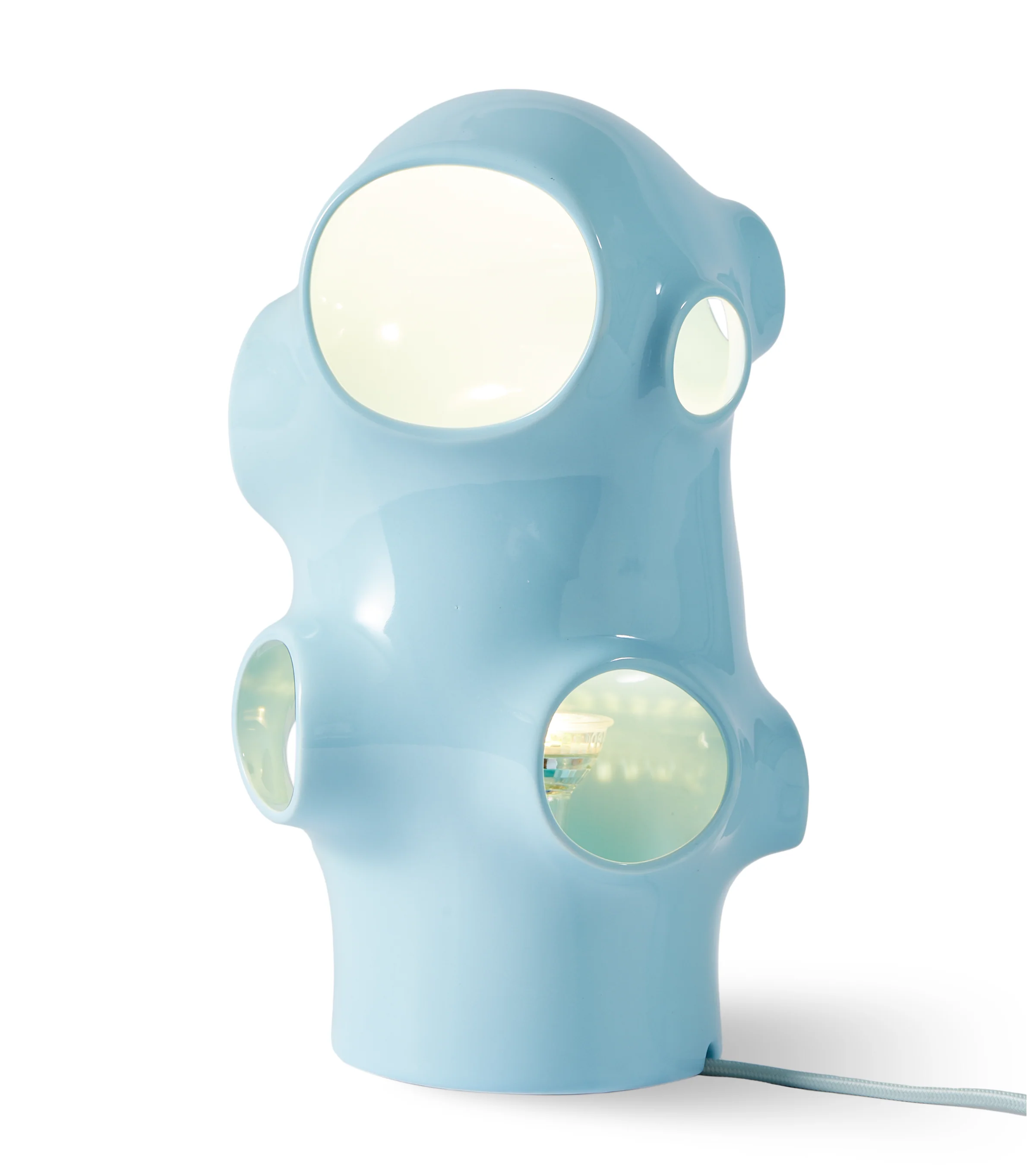 Lampa stołowa BULLE jasnoniebieski - Image 7