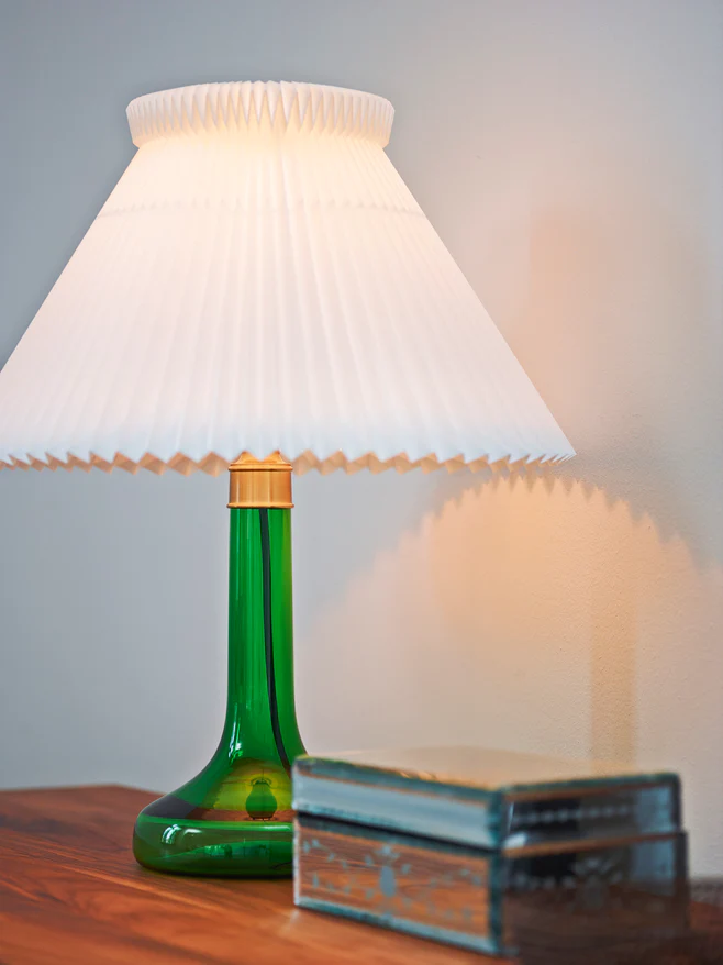 Lampa stołowa MODEL 343 biały z zieloną podstawą - Image 2