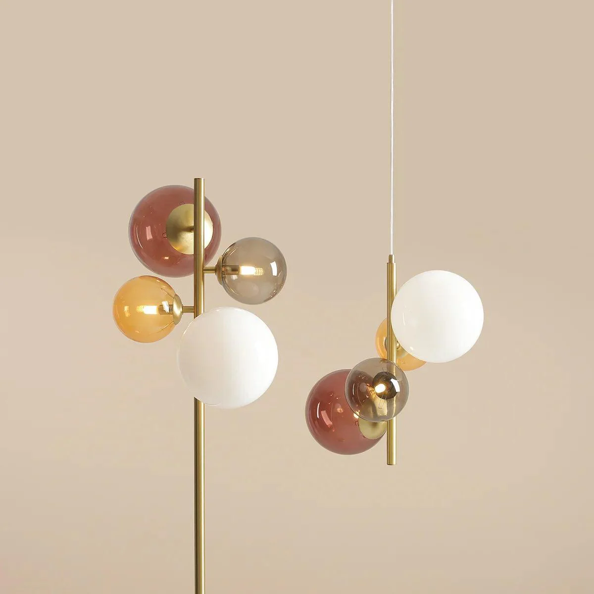 Lampa podłogowa BLOOM wielokolorowy - Image 4
