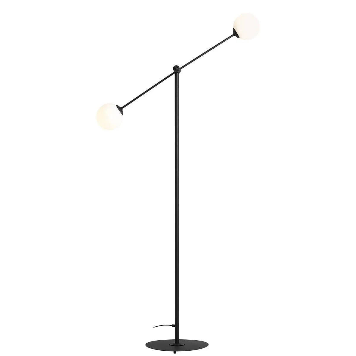 Lampa podłogowa regulowana OHIO czarny