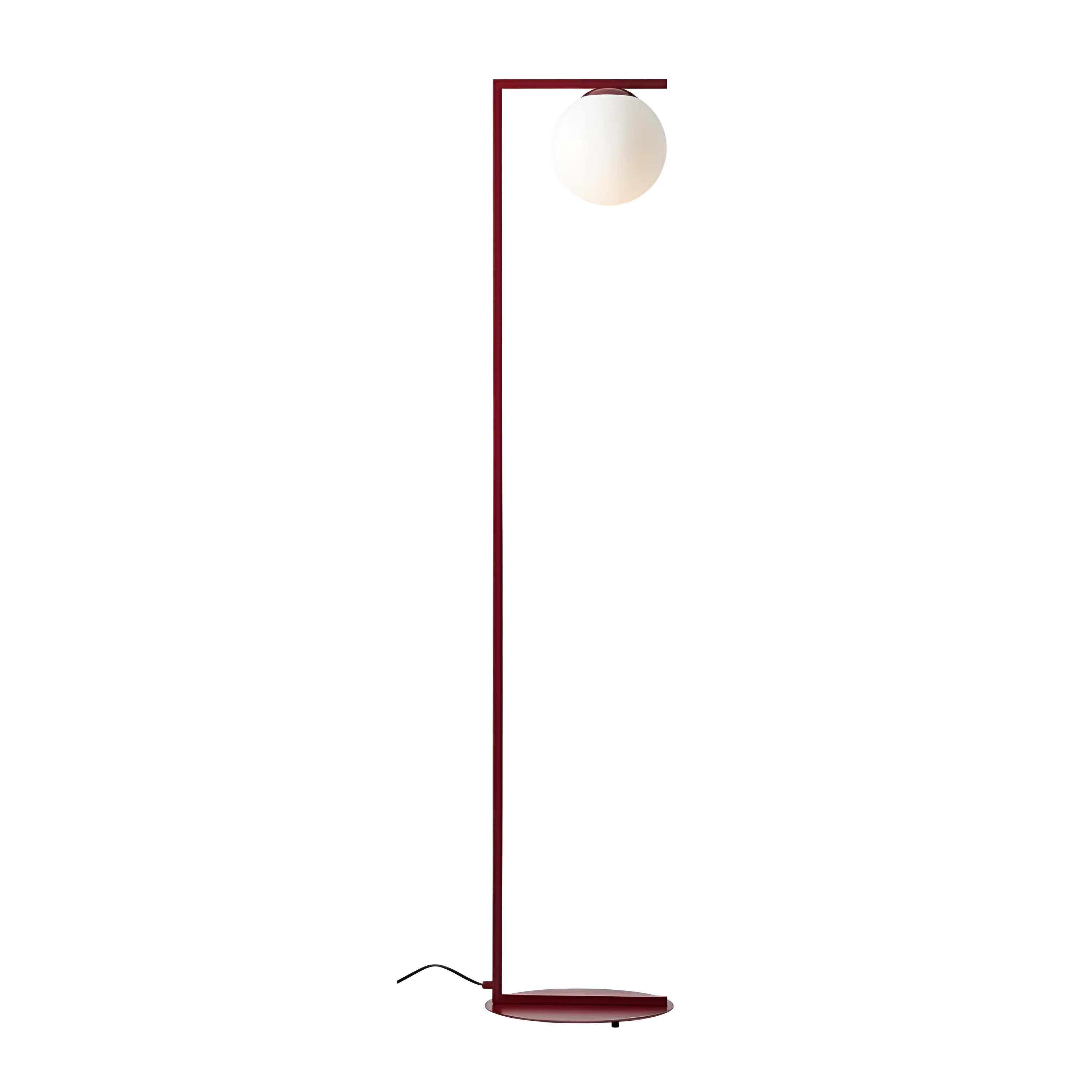 Lampa podłogowa ZAC bordowy