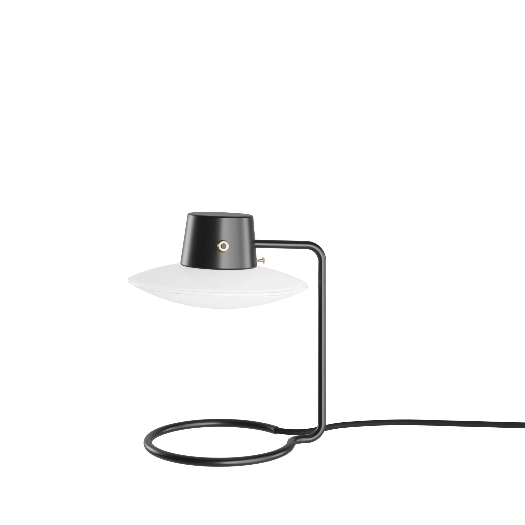 Lampa stołowa AJ OXFORD czarny z białym wykończeniem - Image 3