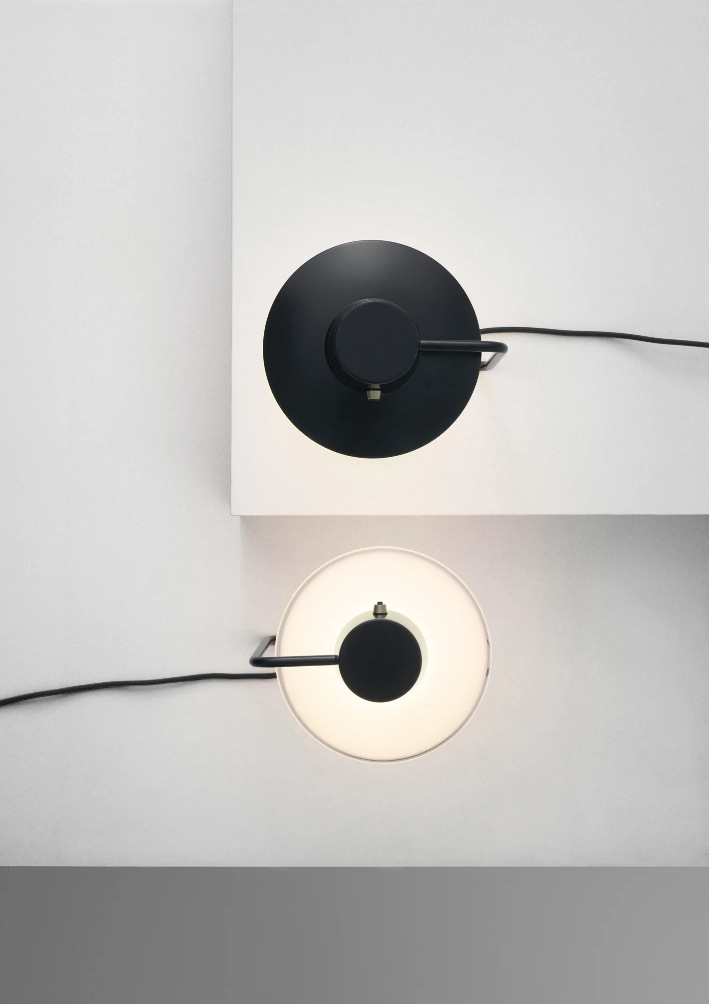 Lampa stołowa AJ OXFORD czarny z białym wykończeniem - Image 5