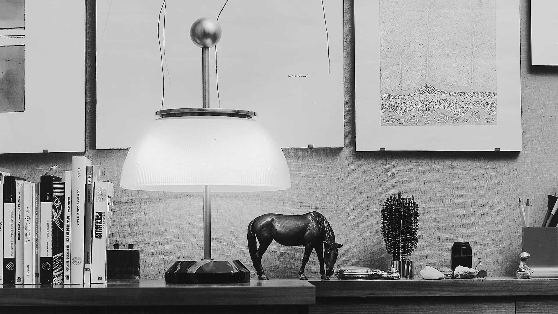 Lampa stołowa ALFA biały z marmurową podstawą - Image 3