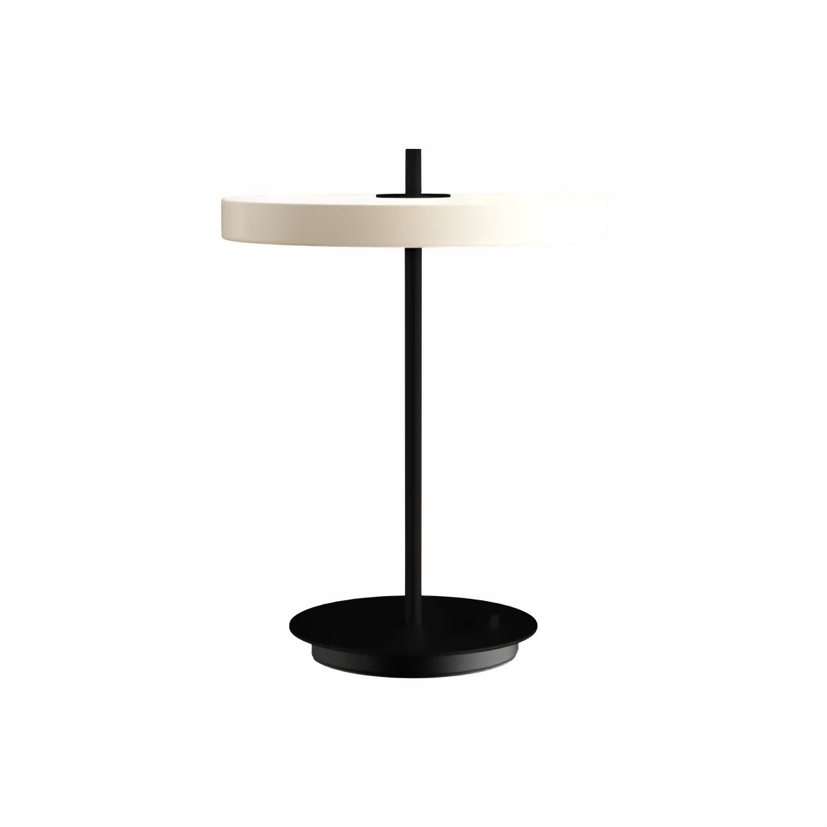 Lampa stołowa ASTERIA biały z czarną podstawą - Image 5