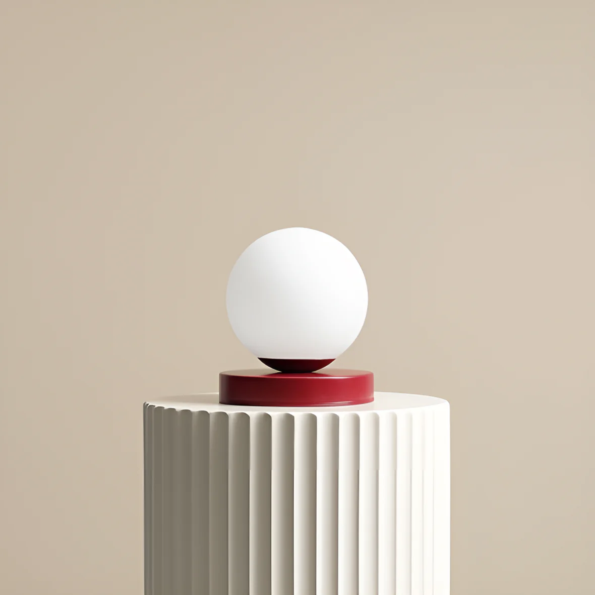 Lampa stołowa BALL czerwony - Image 3