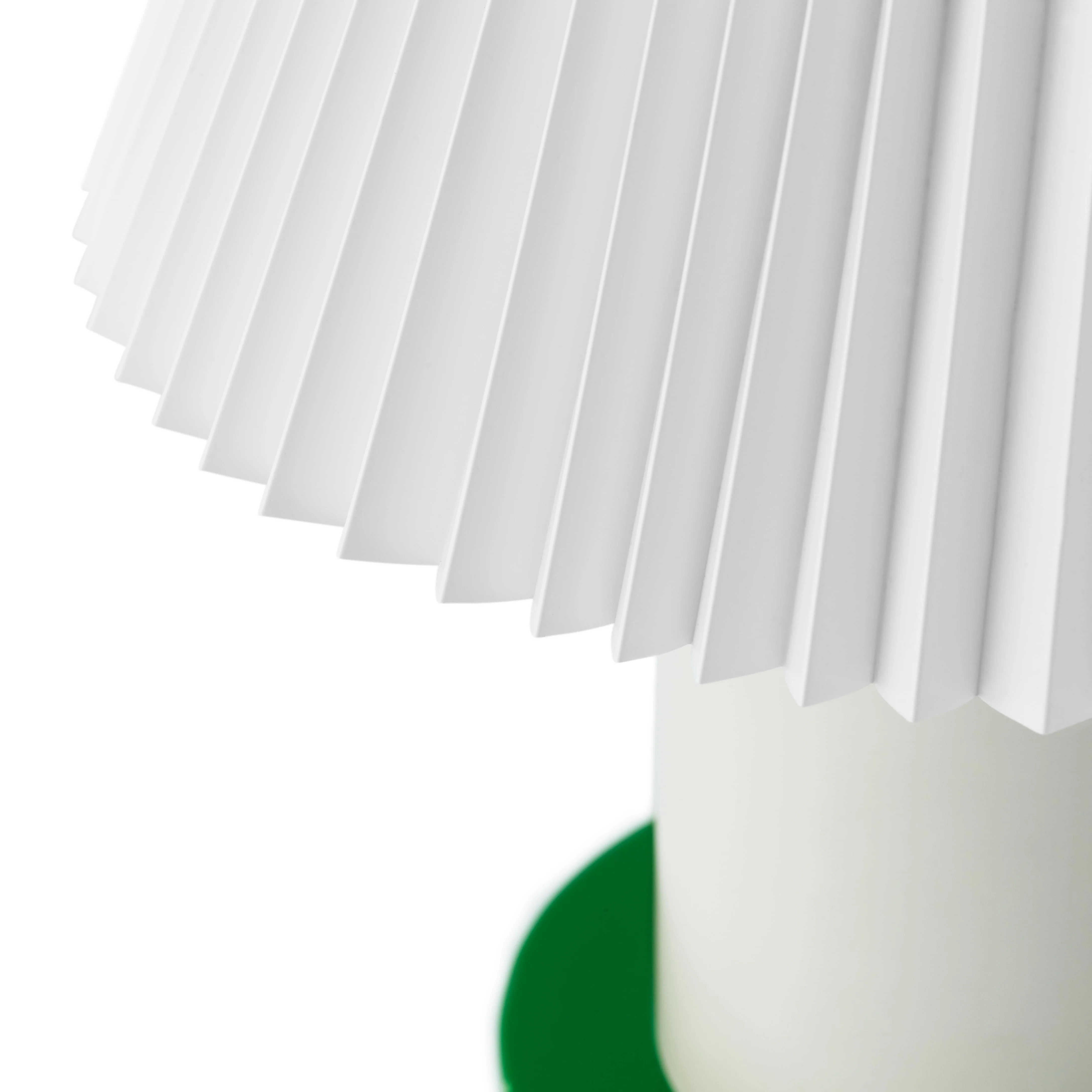 Lampa stołowa CELLU biały z zieloną podstawą - Image 10