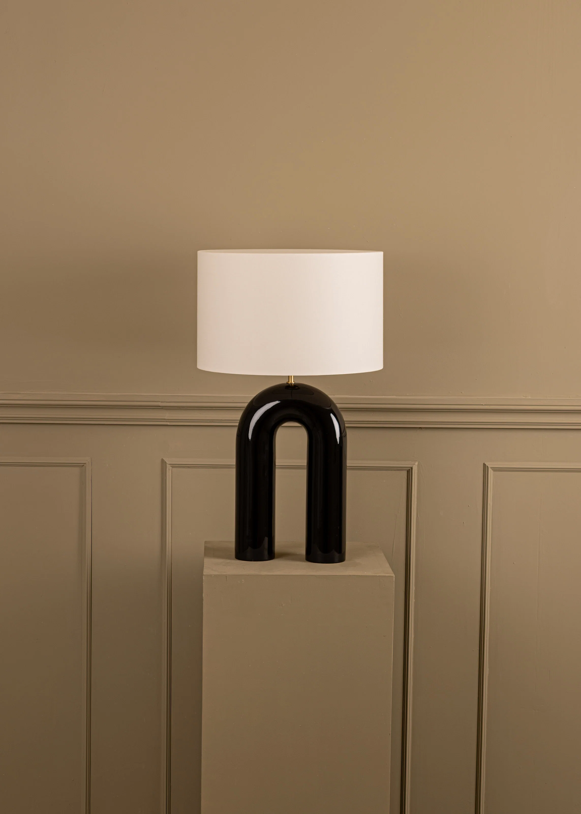 Lampa stołowa ceramiczna ARKO czarny - Image 2