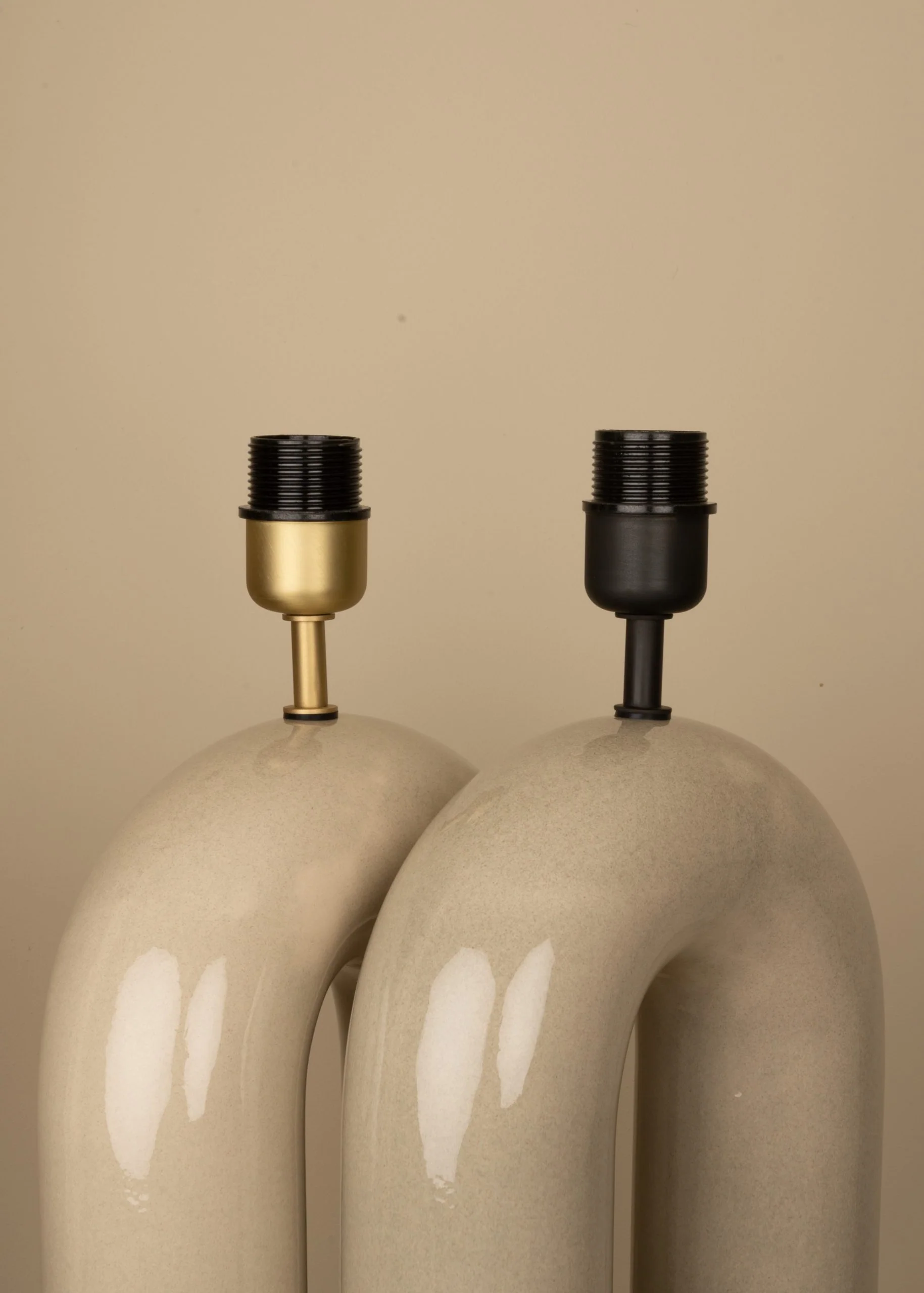Lampa stołowa ceramiczna ARKO piaskowy - Image 5