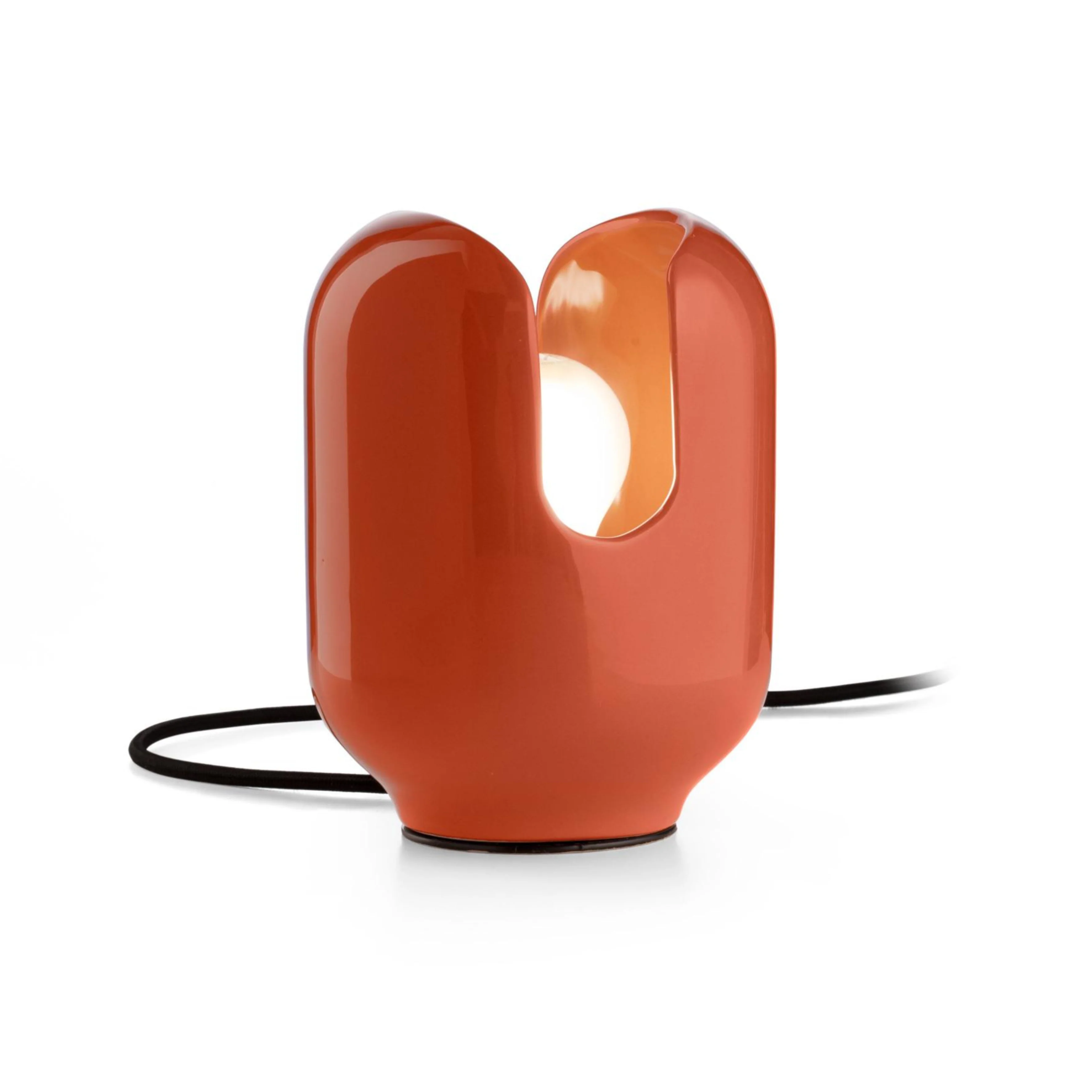 Lampa stołowa ceramiczna BATUCADA pomarańczowy