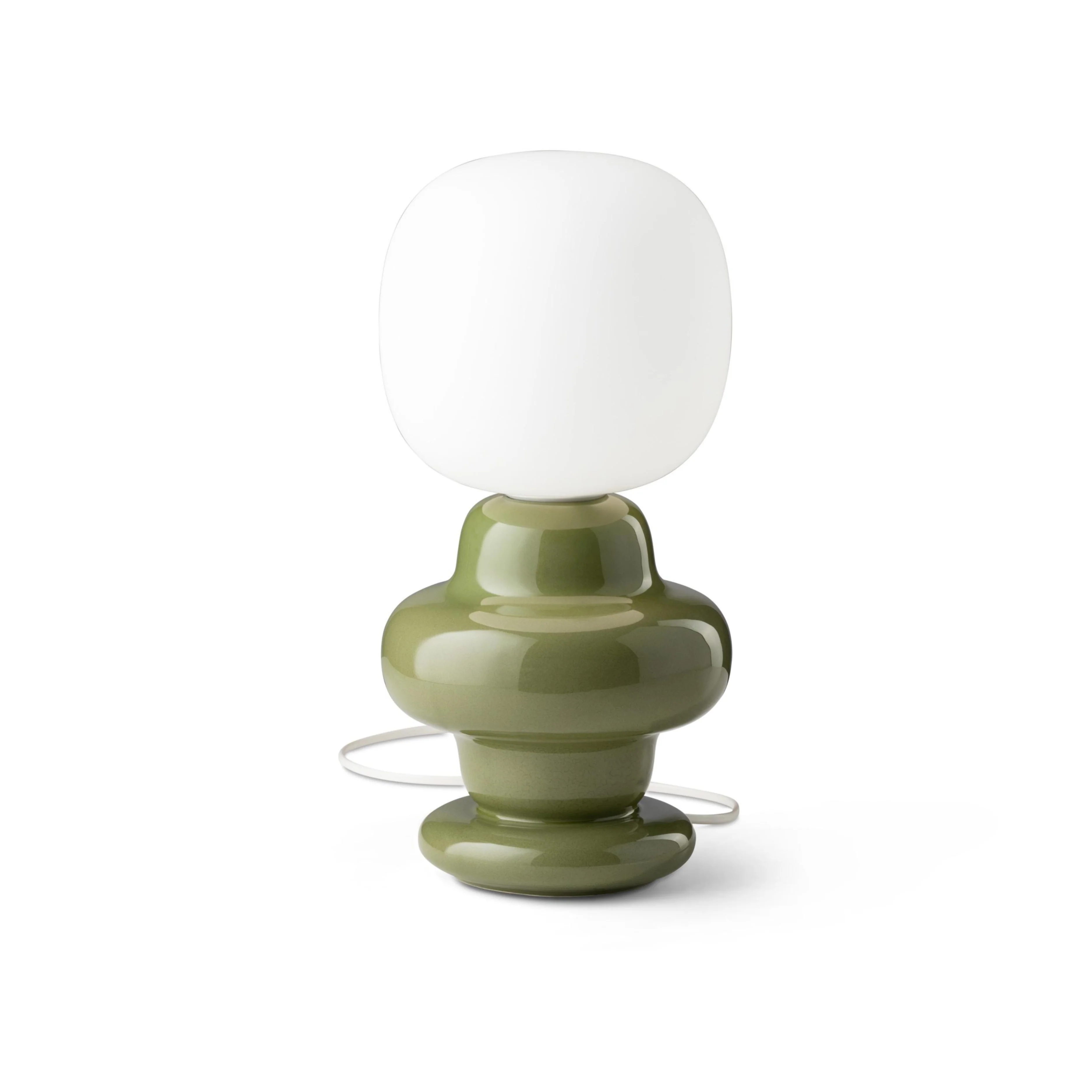Lampa stołowa ceramiczna COPACABANA szałwiowy