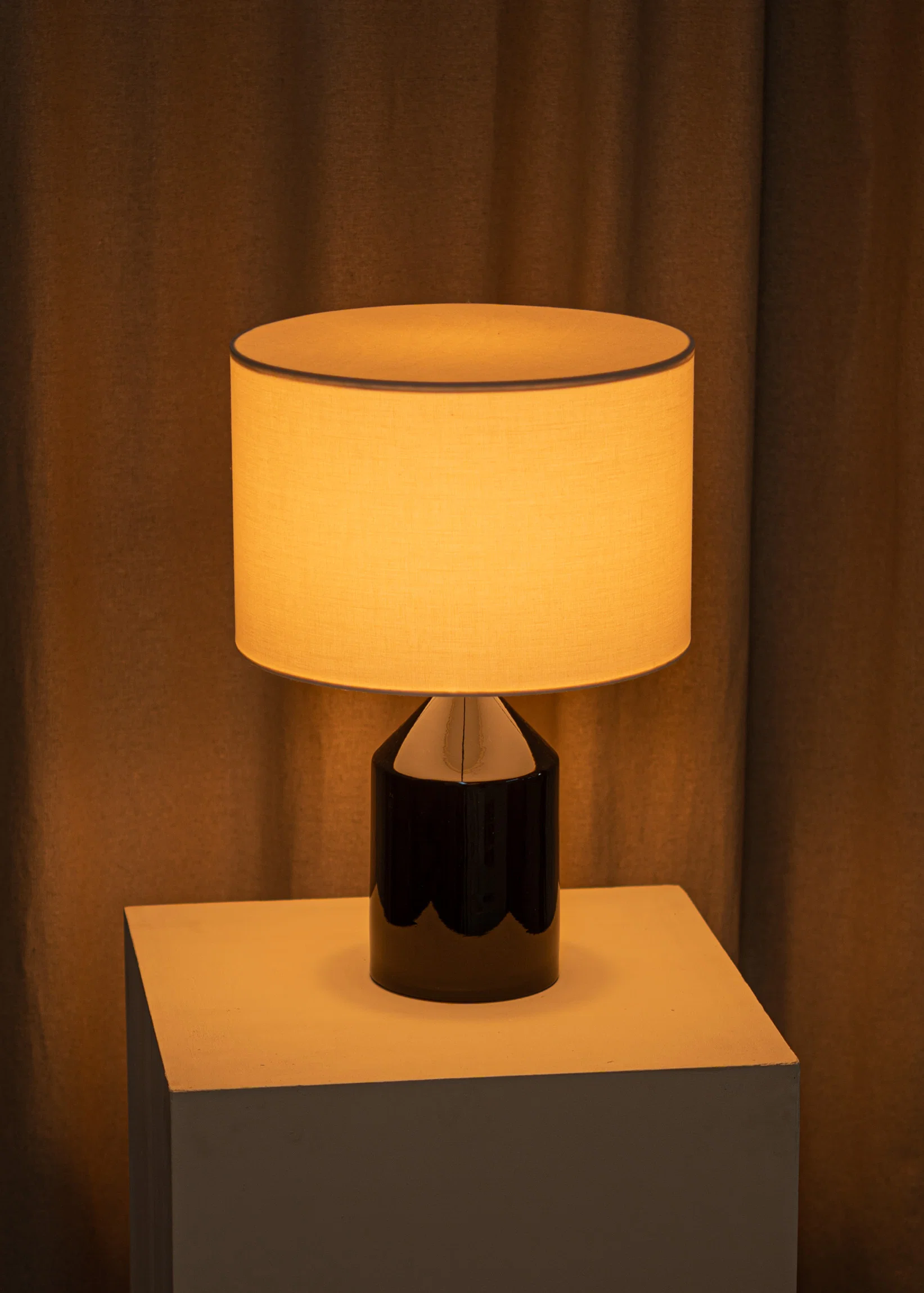Lampa stołowa ceramiczna JOSEF czarny - Image 4