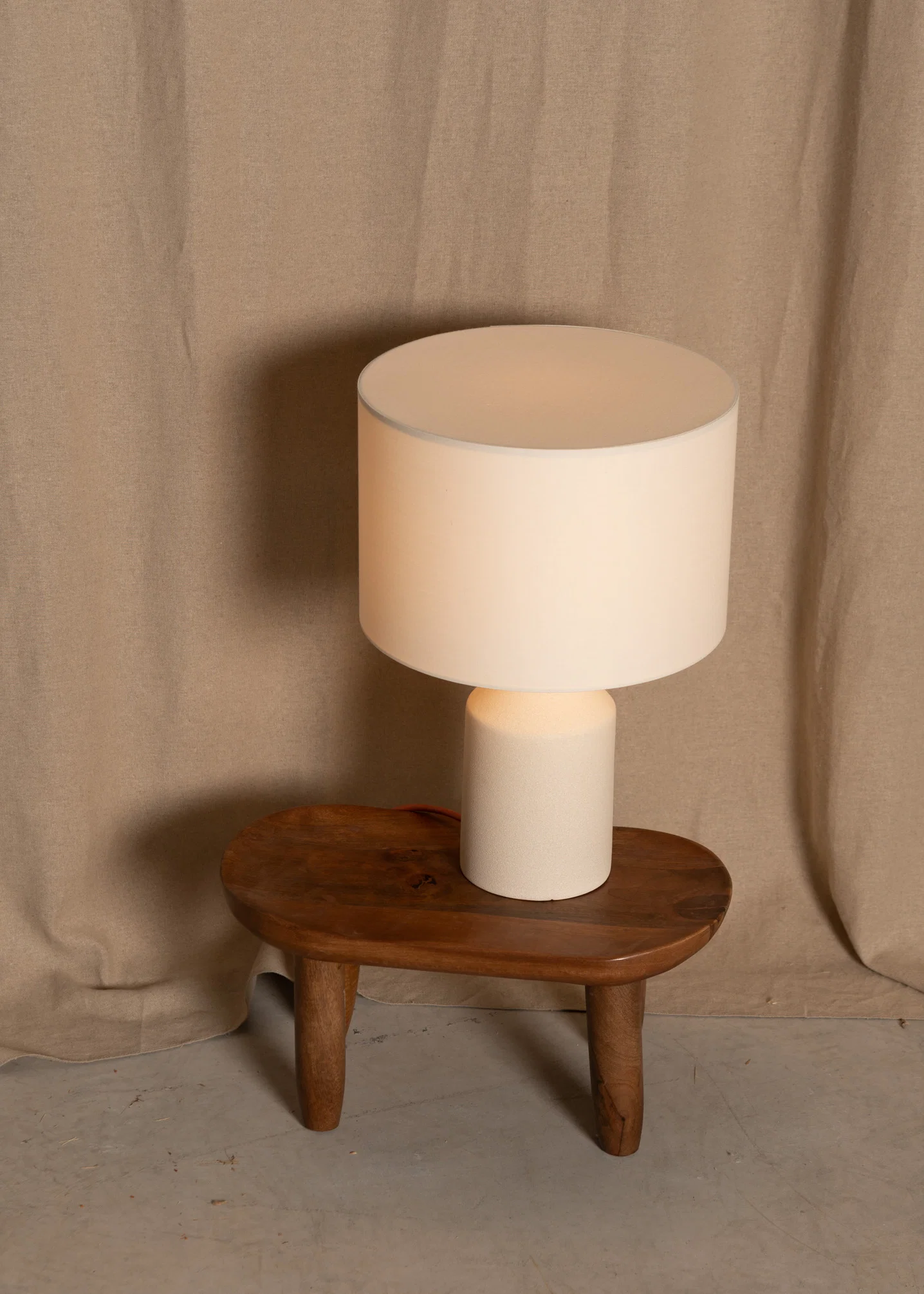 Lampa stołowa ceramiczna JOSEF ecru - Image 11