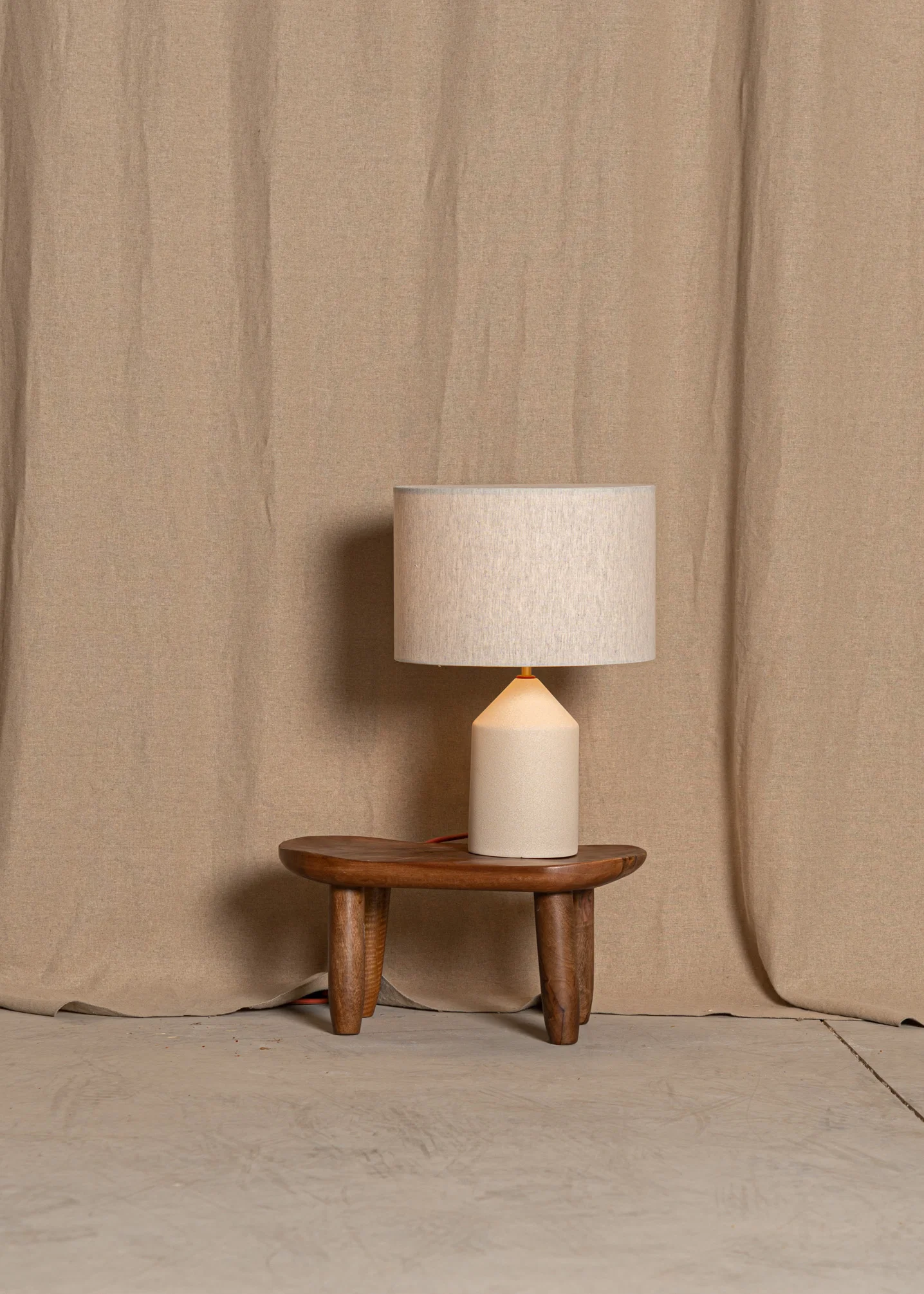 Lampa stołowa ceramiczna JOSEF ecru - Image 13