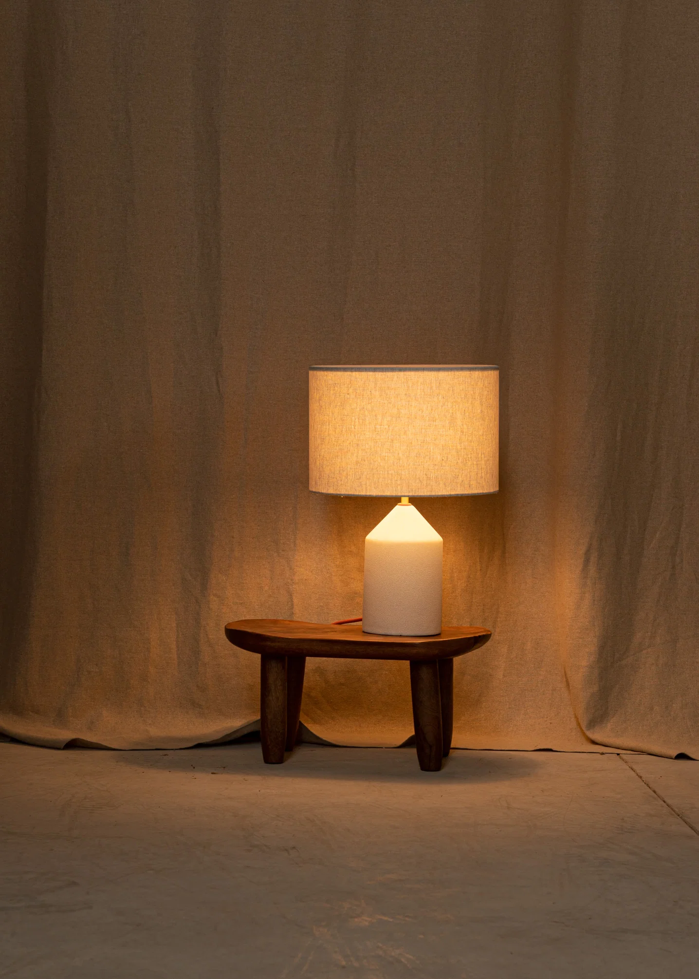Lampa stołowa ceramiczna JOSEF ecru - Image 15