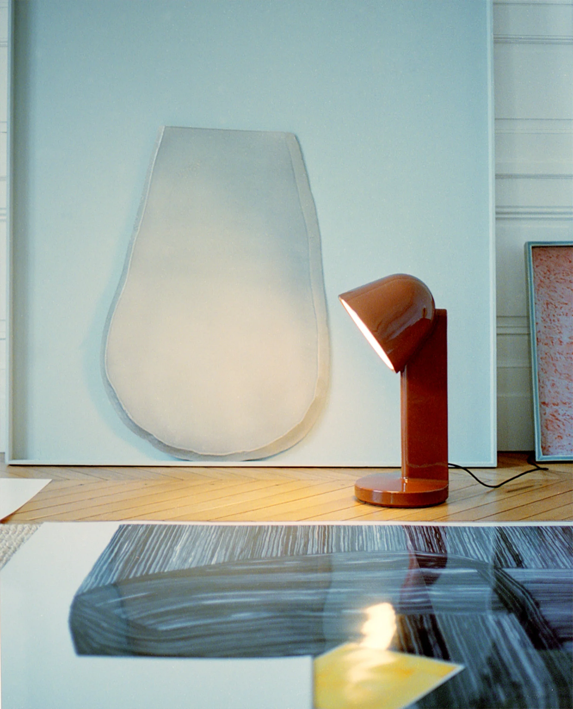 Lampa stołowa CÉRAMIQUE czerwony - Image 2