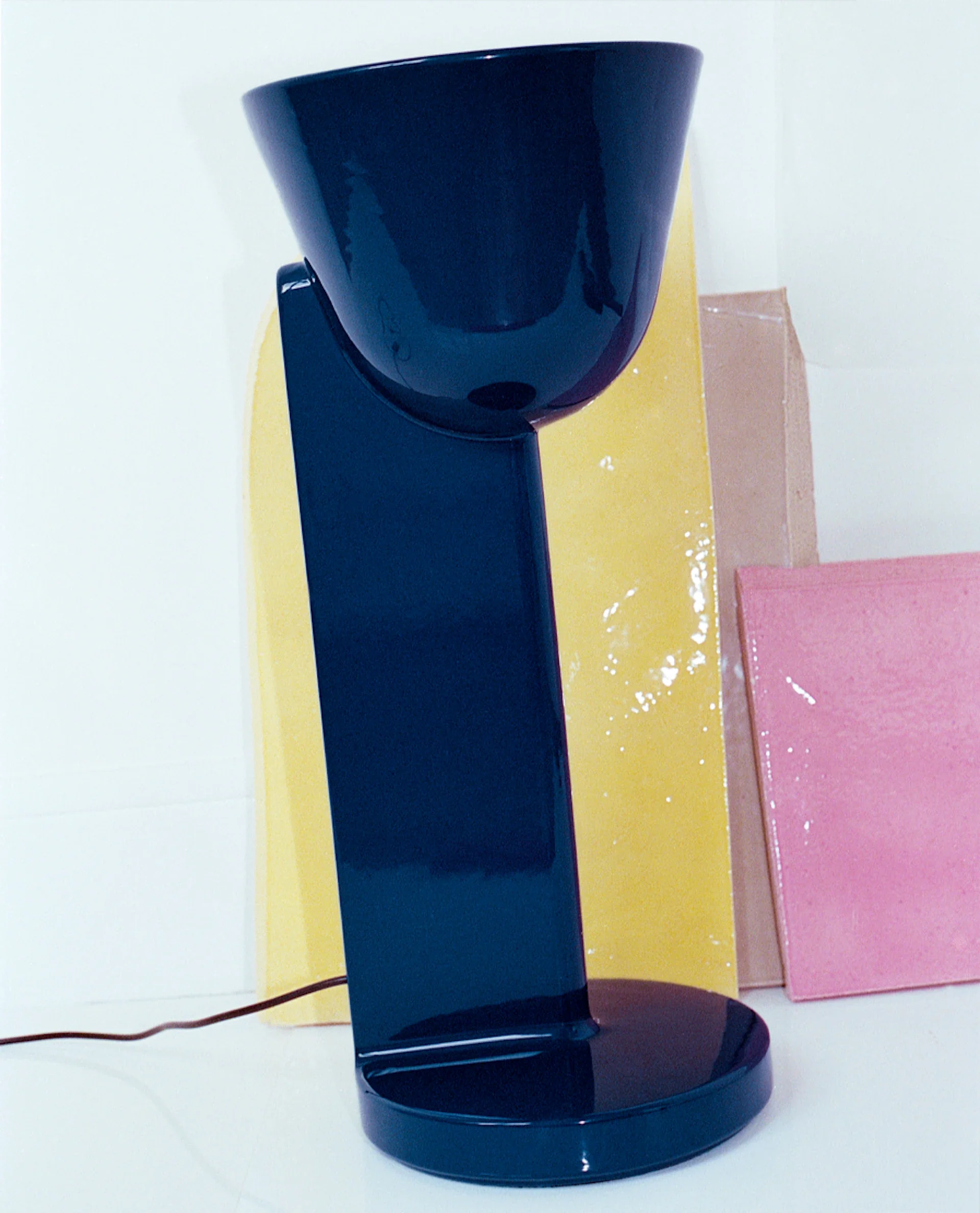 Lampa stołowa CÉRAMIQUE granatowy - Image 7