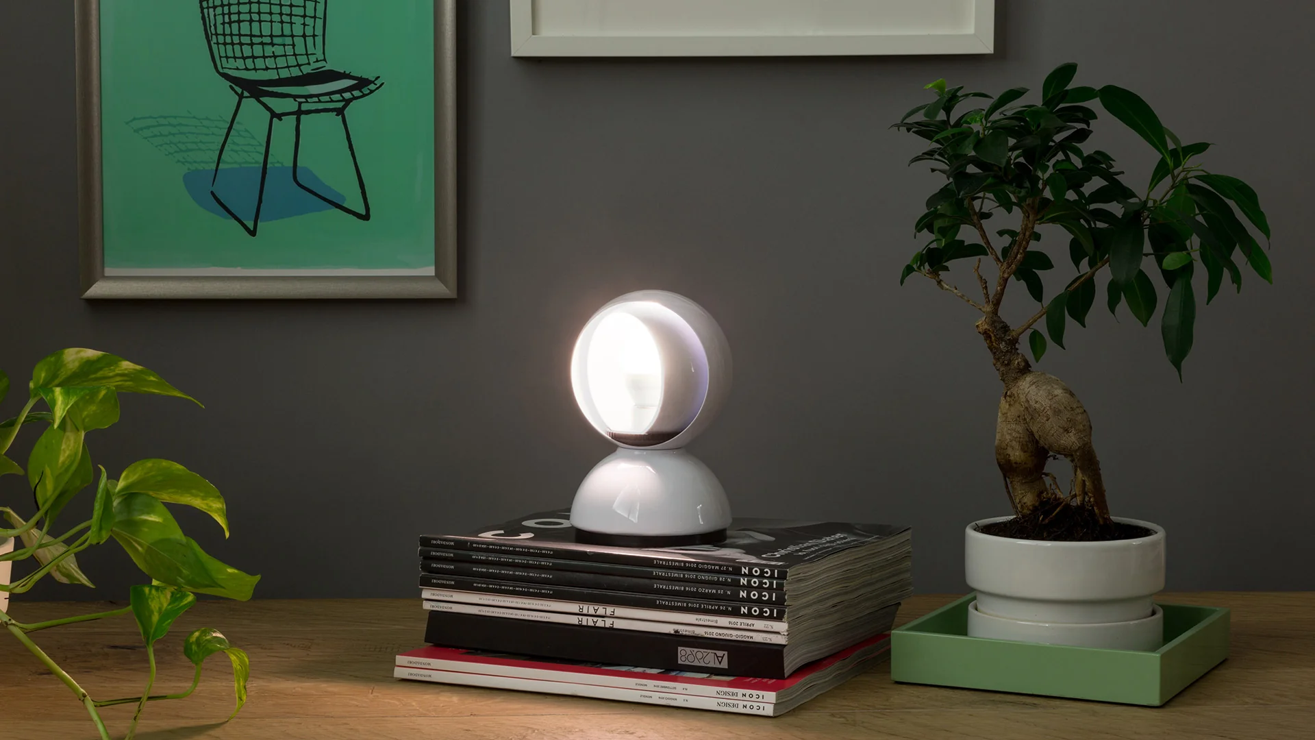 Lampa stołowa ECLISSE biały - Image 2