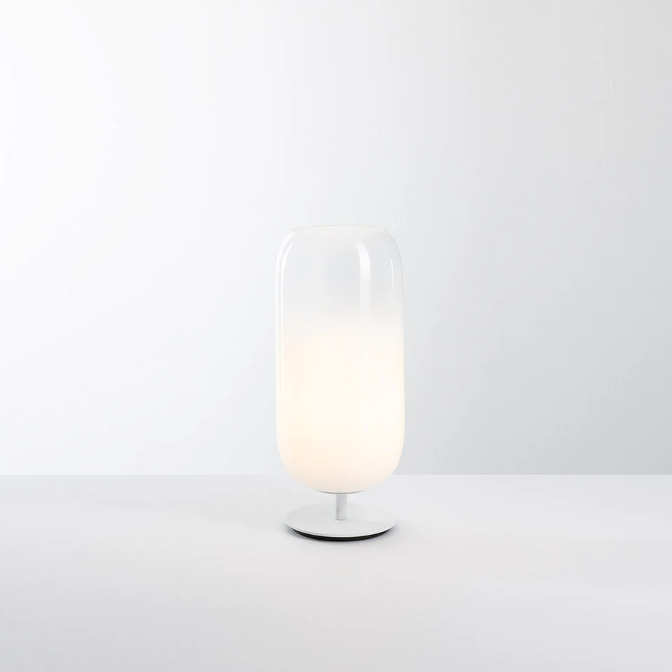 Lampa stołowa GOPLE biały z białą podstawą - Image 3